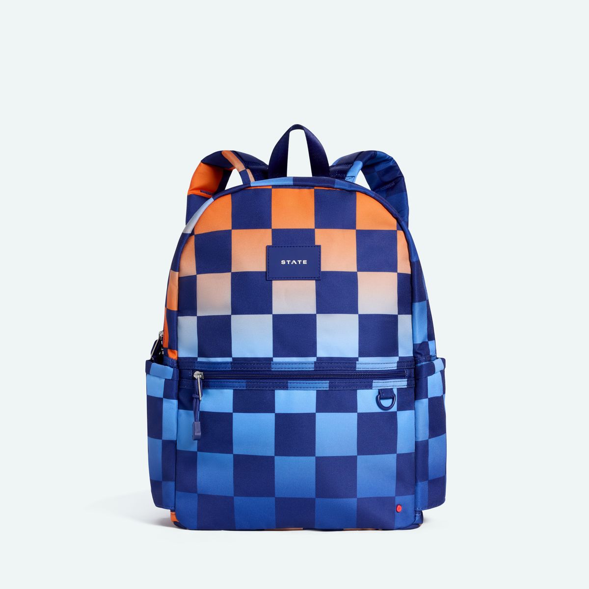 Kane Double Pocket Backpack - Gradient Checkerboard