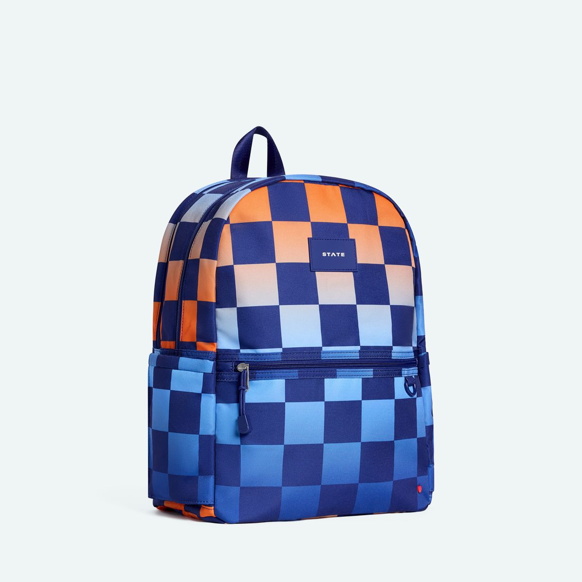 Kane Double Pocket Backpack - Gradient Checkerboard