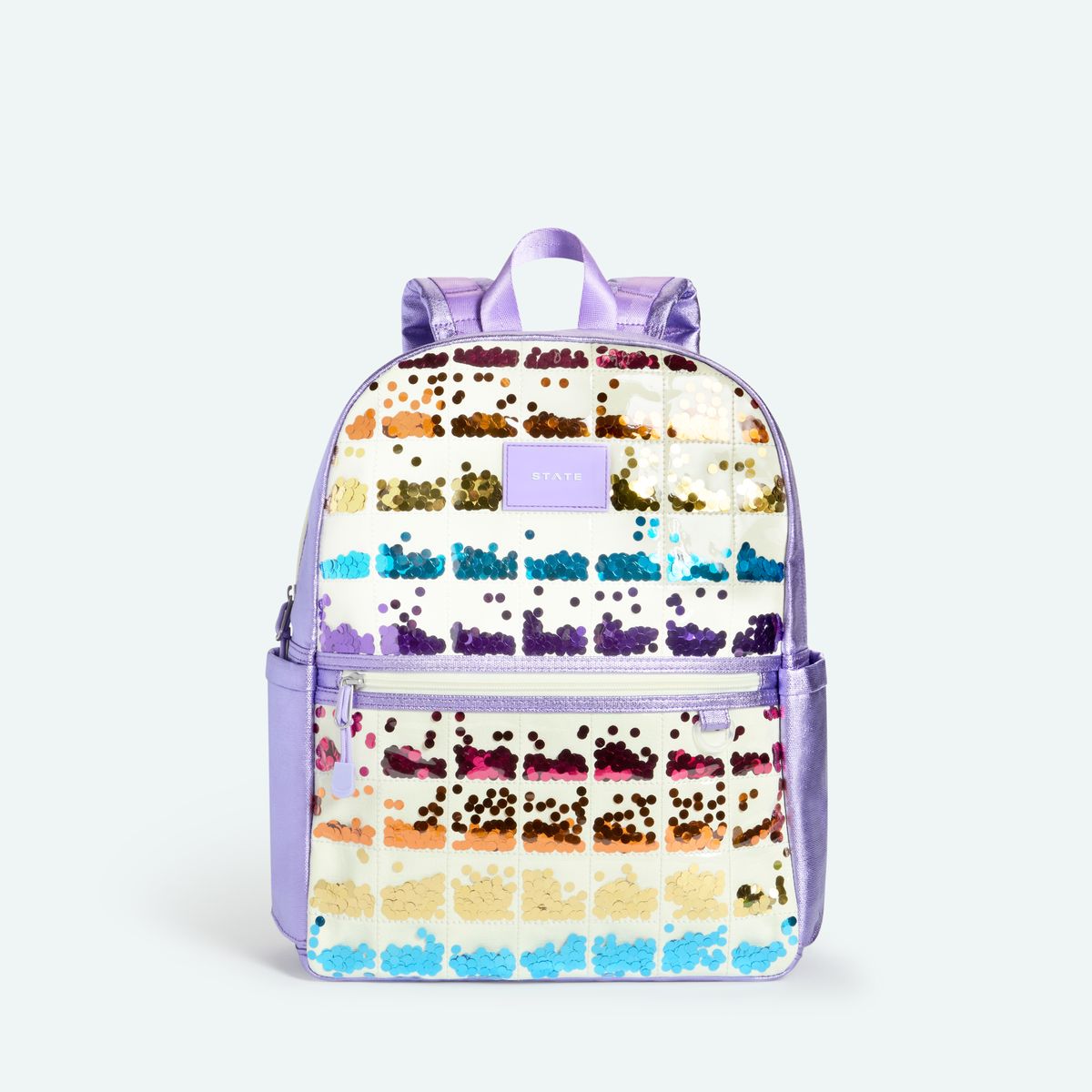 Kane Backpack - Lilac Quilted Sequins