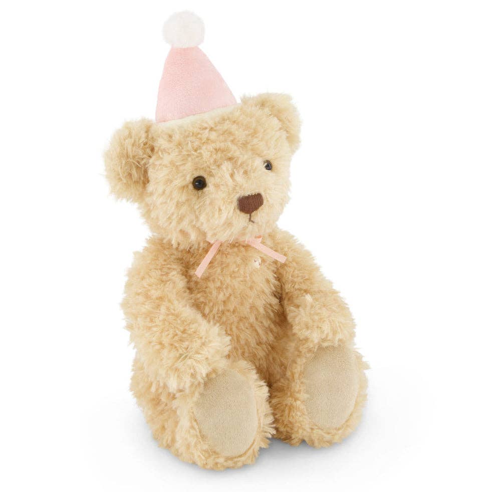 Birthday Teddy Bear Plush - Green Gingham