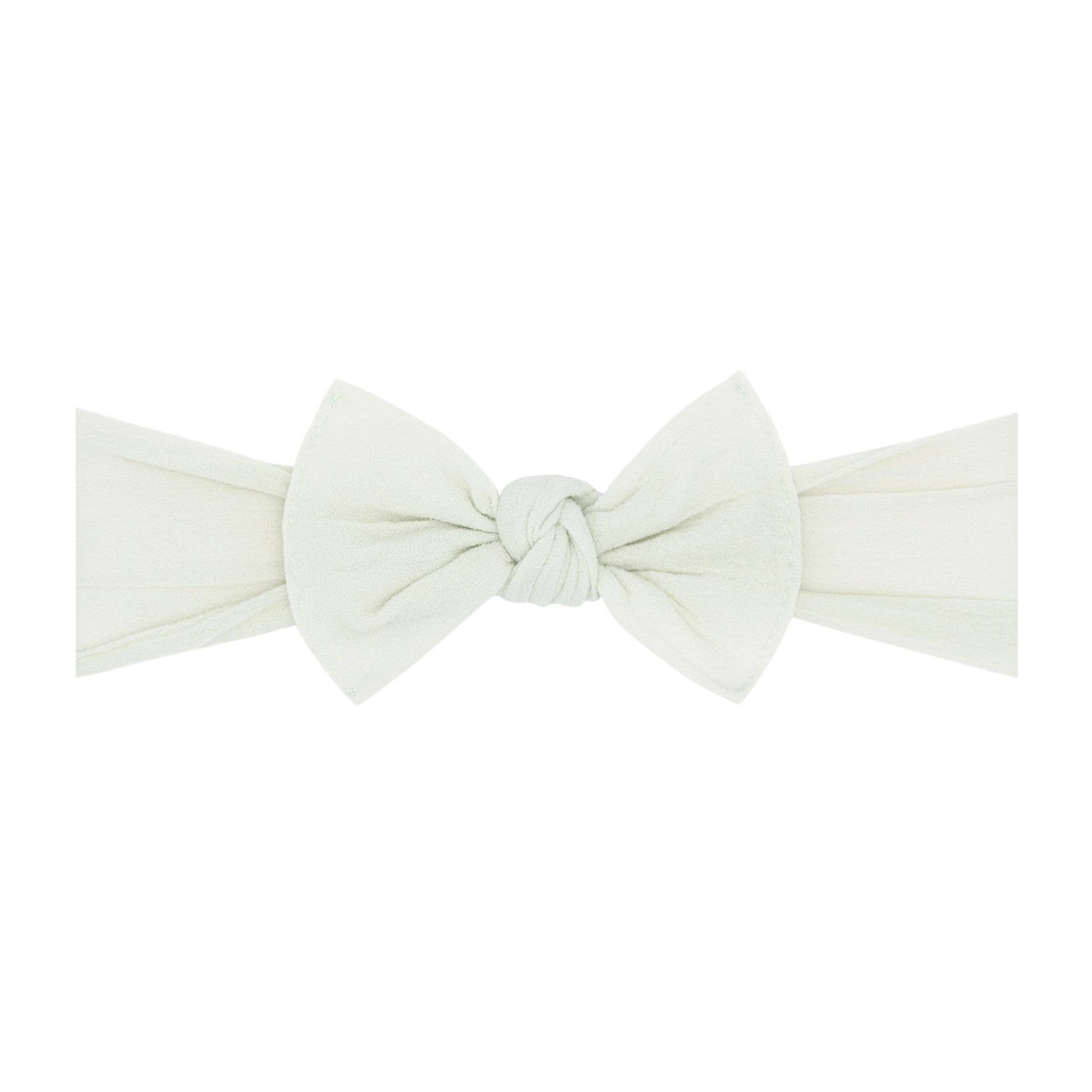 Baby Bling® Itty Bitty Knot Small Soft Nylon Bow Headband: Pink
