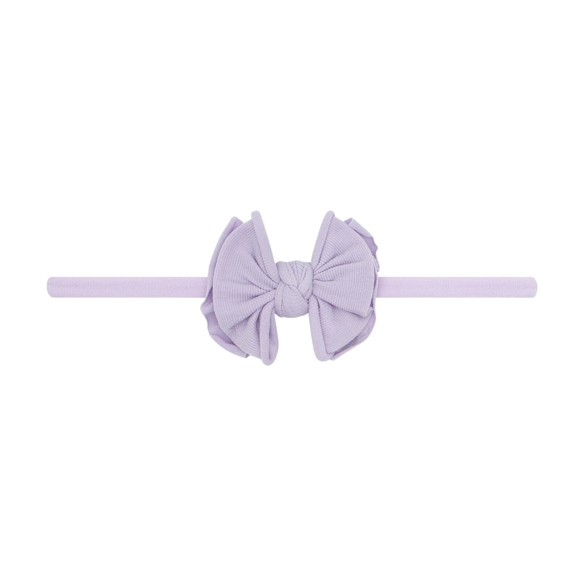 Baby Bling® Baby FAB® Skinny Soft Nylon Bow Headband: Cherry Red