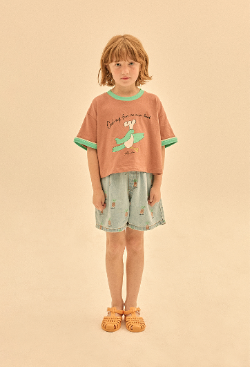 Cooking Bird T-Shirt - Chocolate