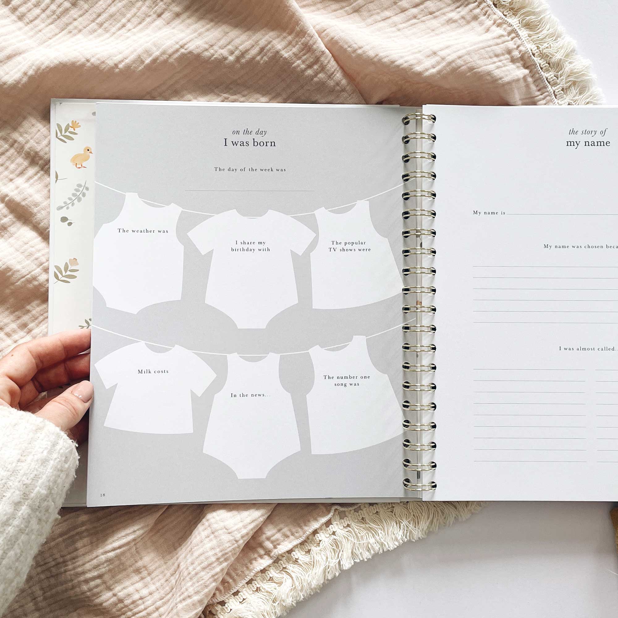 My Baby Book (Animals) Luxury Keepsake Memory Book