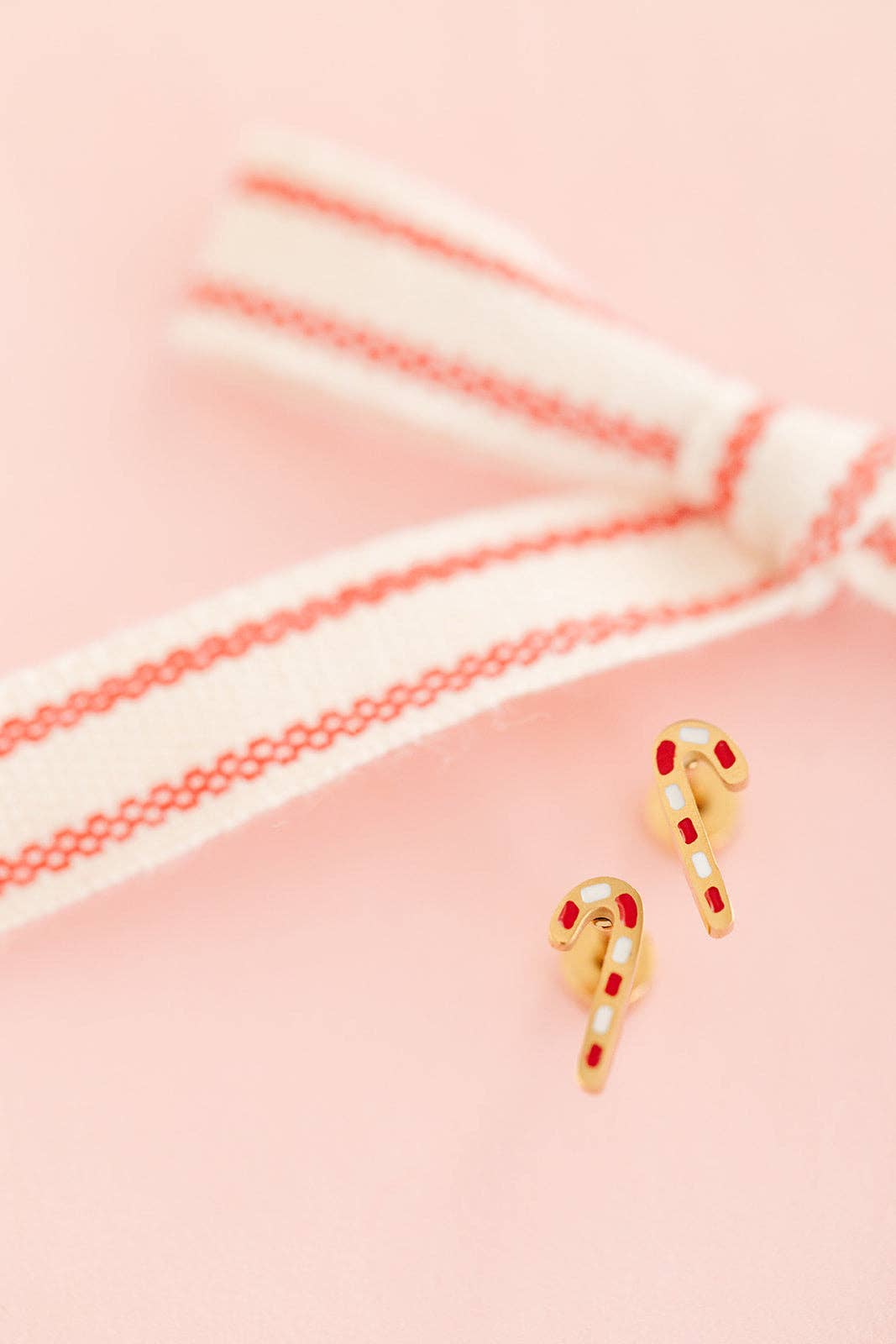 Candy Cane Earring