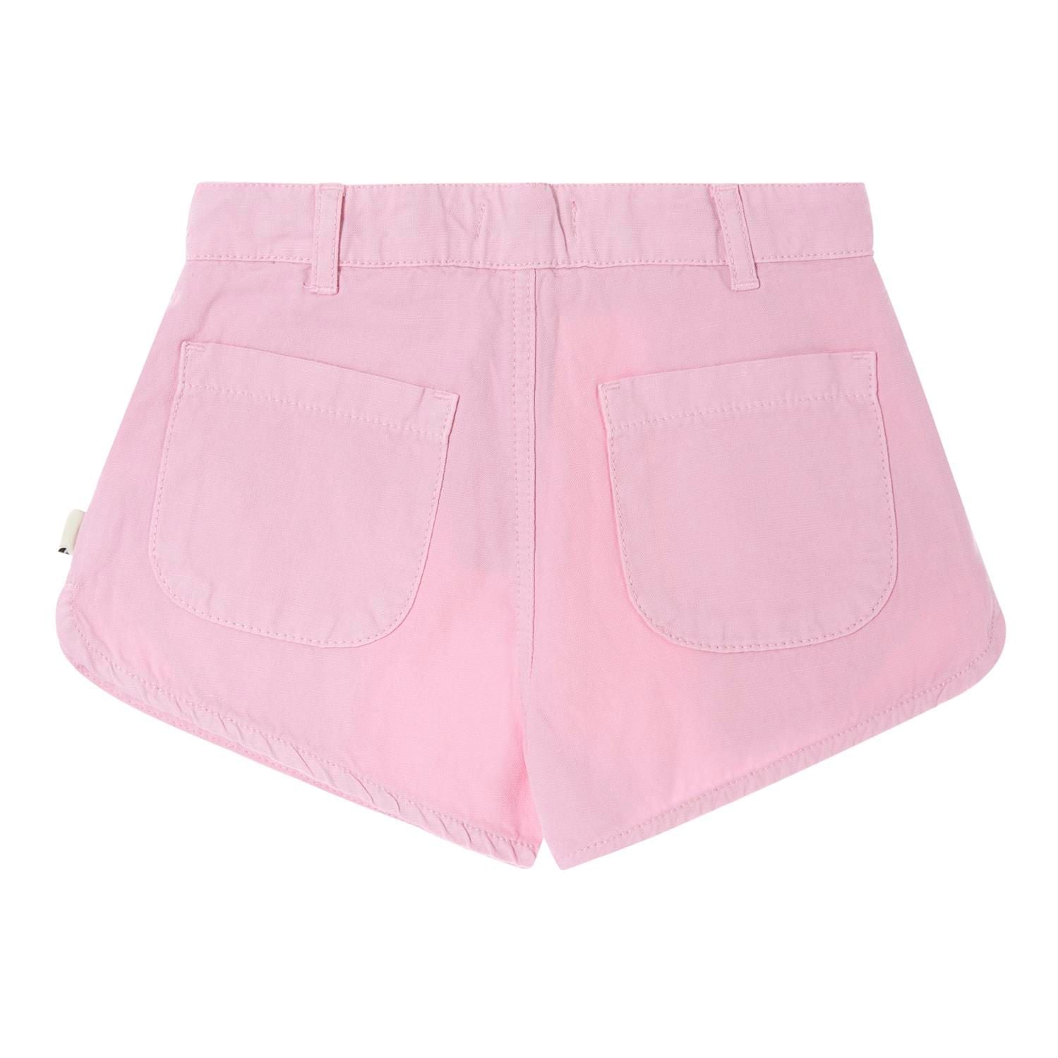Girl’s Cotton/Linen Shorts - Lilac