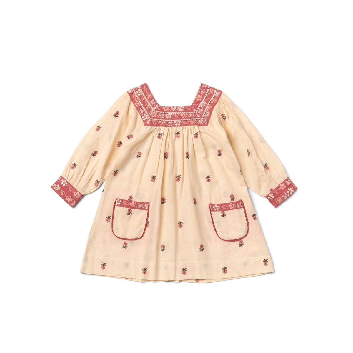 Adelle Dress With Petite Flower Embroidery - PREORDER