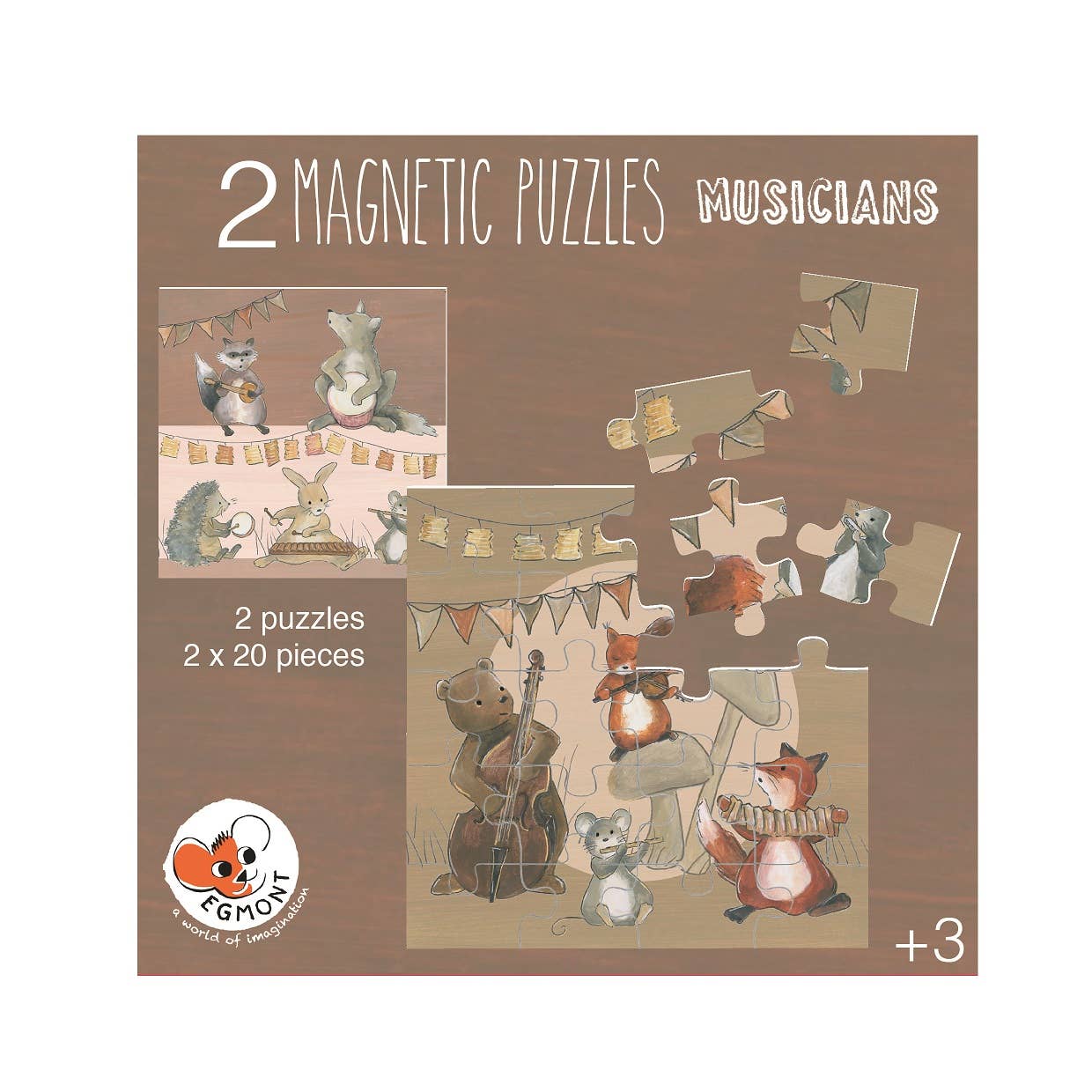 Magnetic Puzzle - Musicians