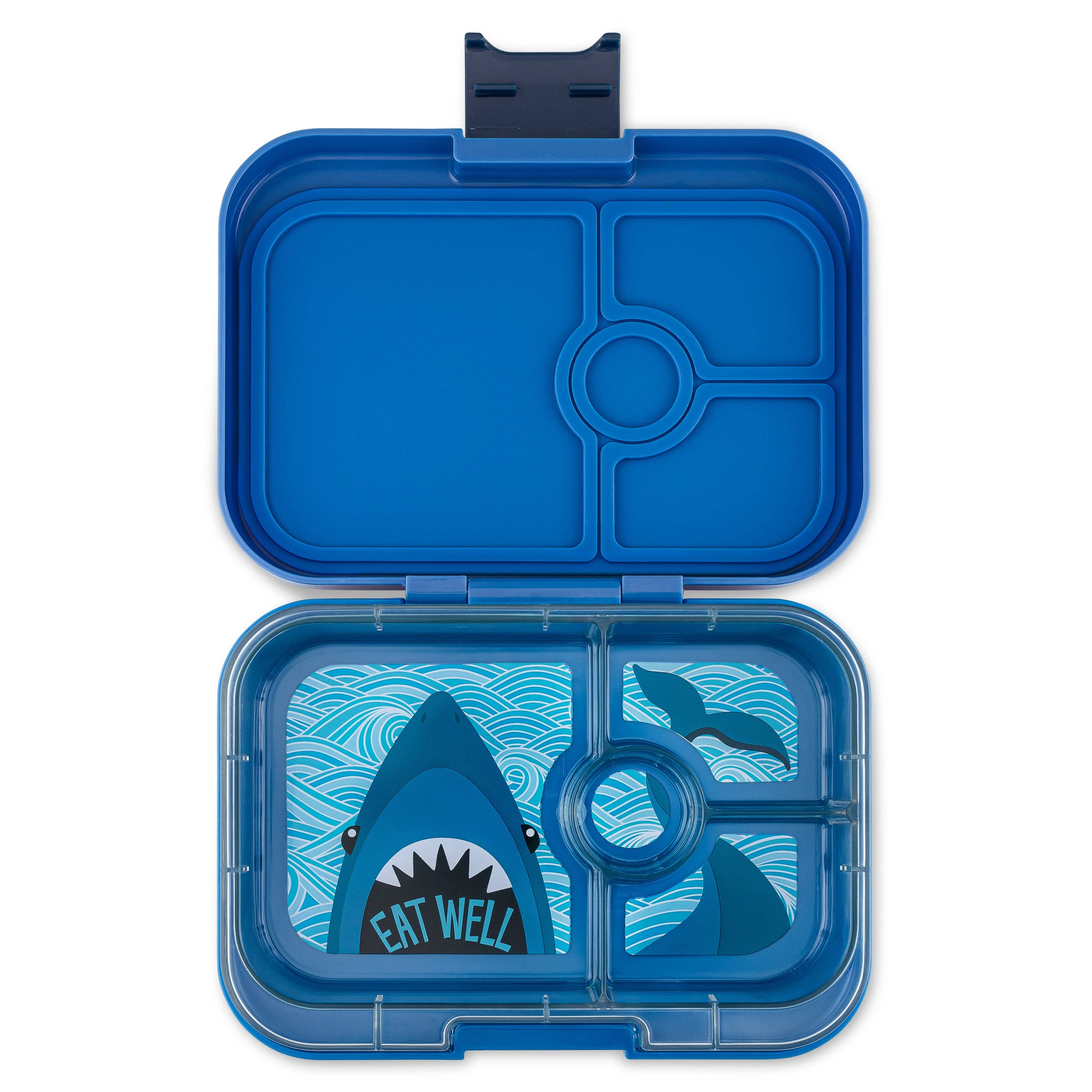 Leakproof Sandwich Friendly Bento Box - Surf Blue Shark Tray