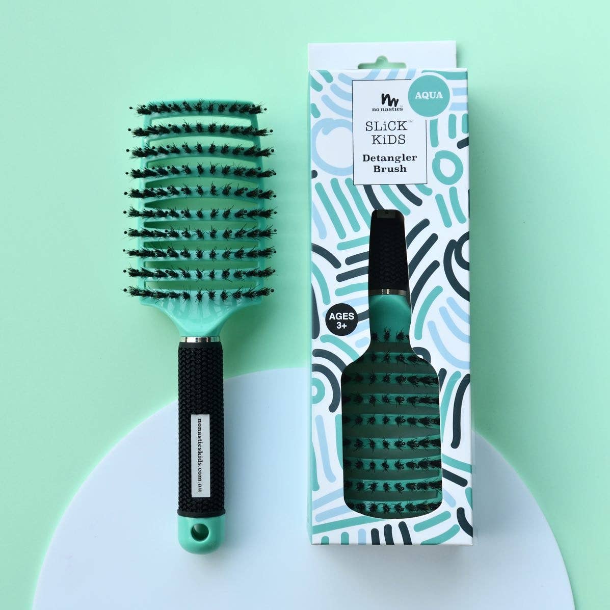 Detangler Hair Tamer Brush: Pink