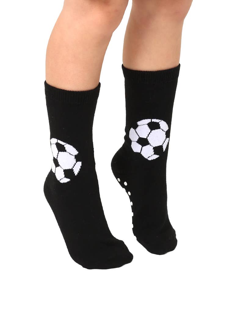 3D Packaged Crew Socks - Soccer Ball 4+