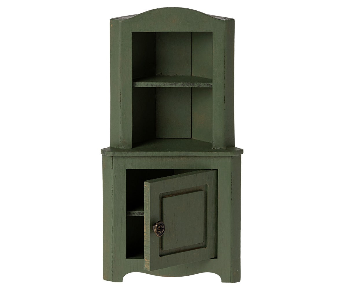 Corner Cabinet, Mouse - Dark Green