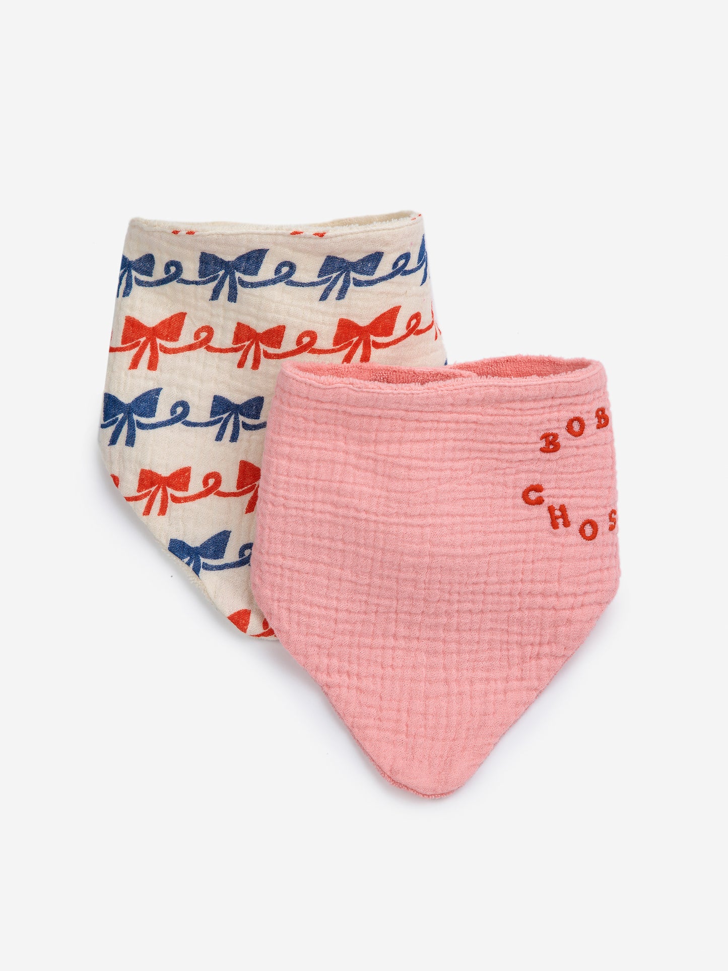 Baby Ribbon Bow bib set