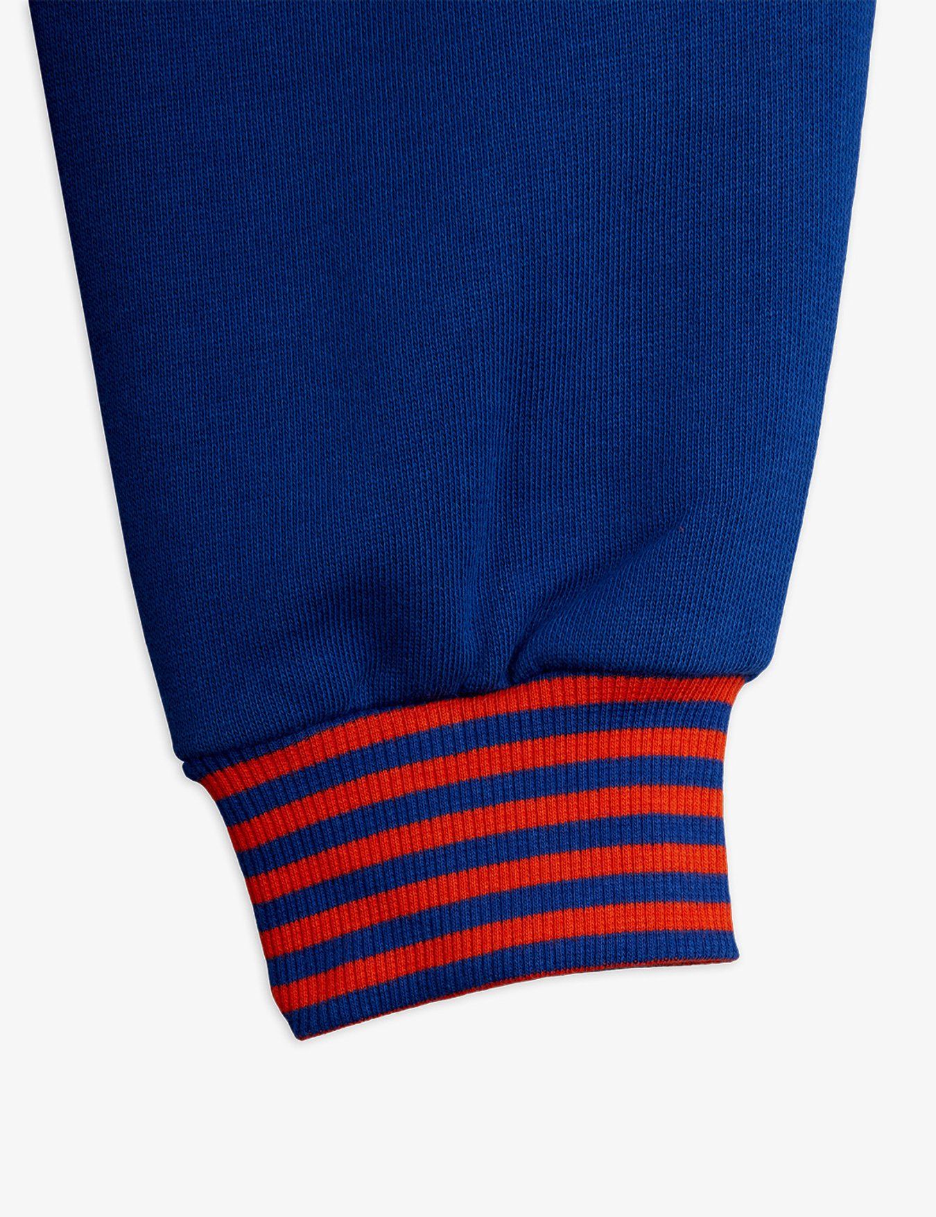 Striped Rib Sweatpants - Blue