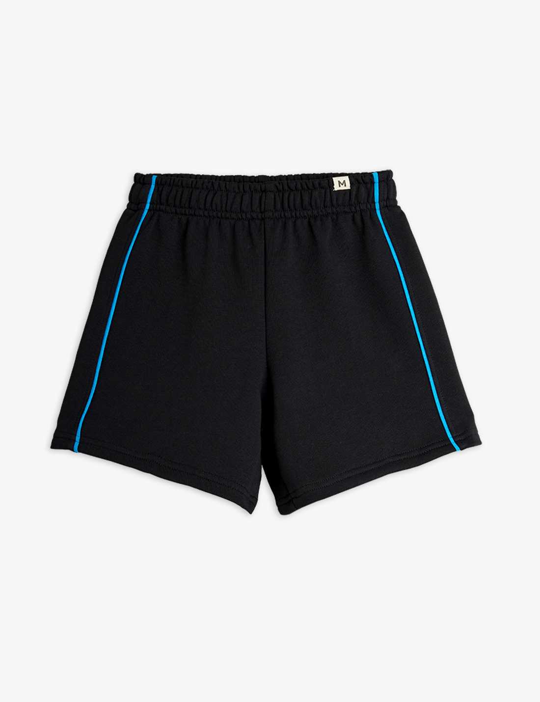Plain Piping Sweatshorts - Black