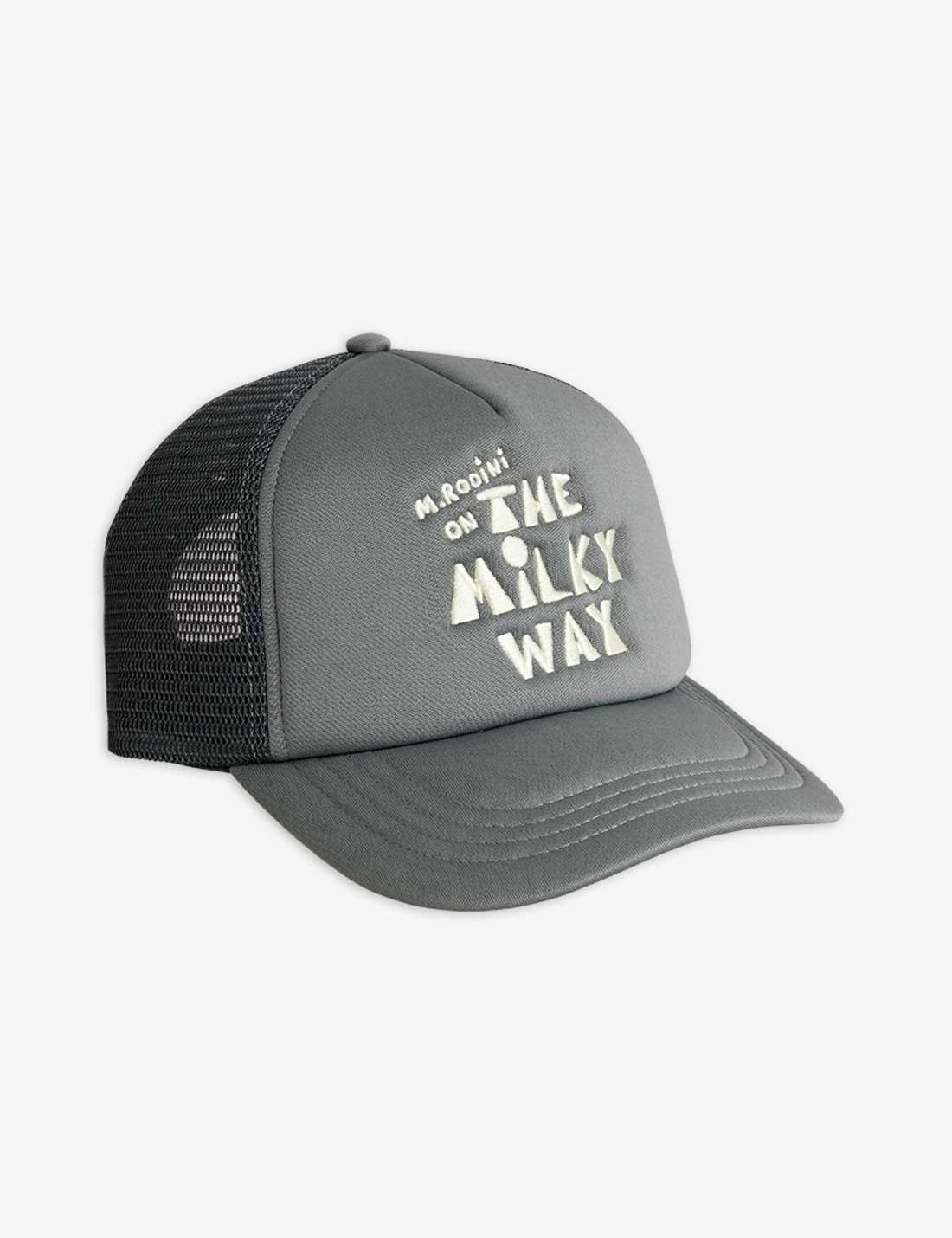 The Miky Way EMB Trucker Cap - Grey