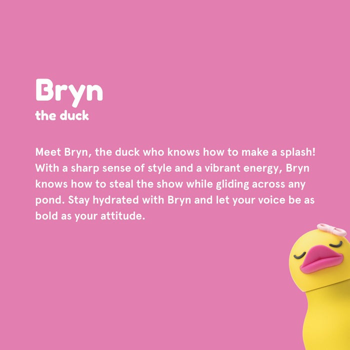 Bestie Water Bottle - Ducky 16 oz