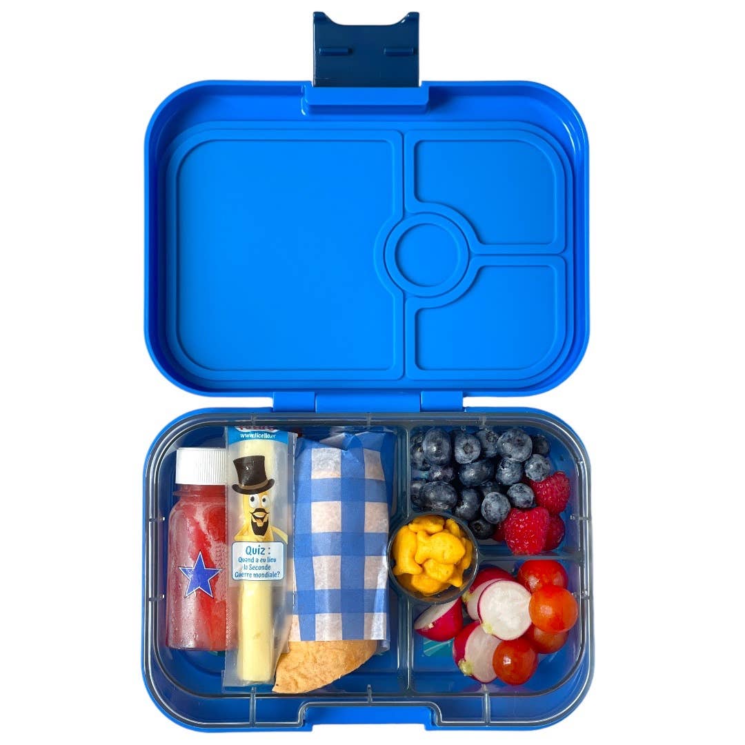 Leakproof Sandwich Friendly Bento Box - Surf Blue Shark Tray