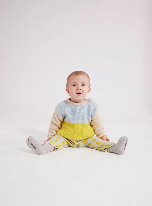 Baby Color Block yellow jumper