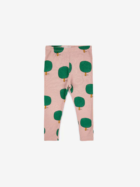 Baby Green Tree all over leggings