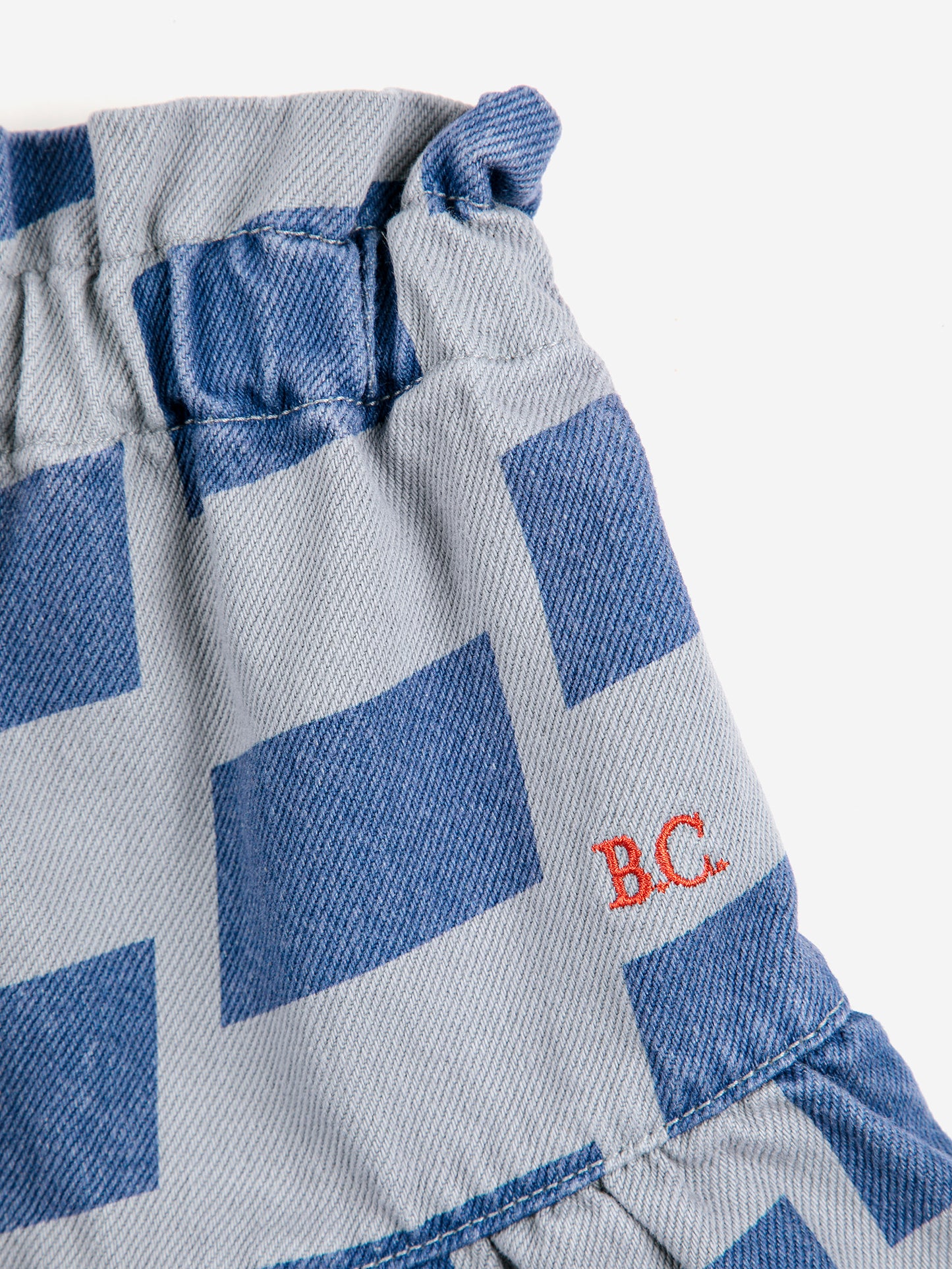 Checker all over woven skirt