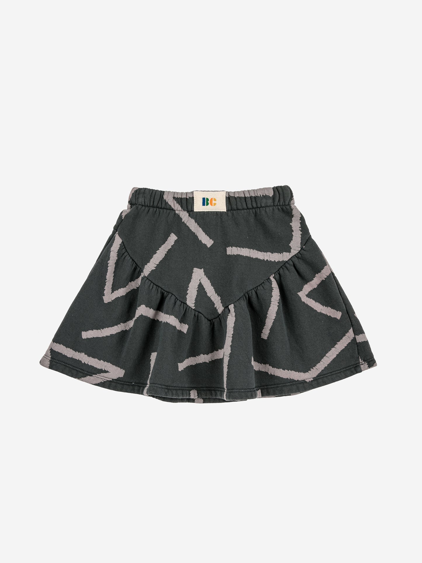 Lines all over skirt