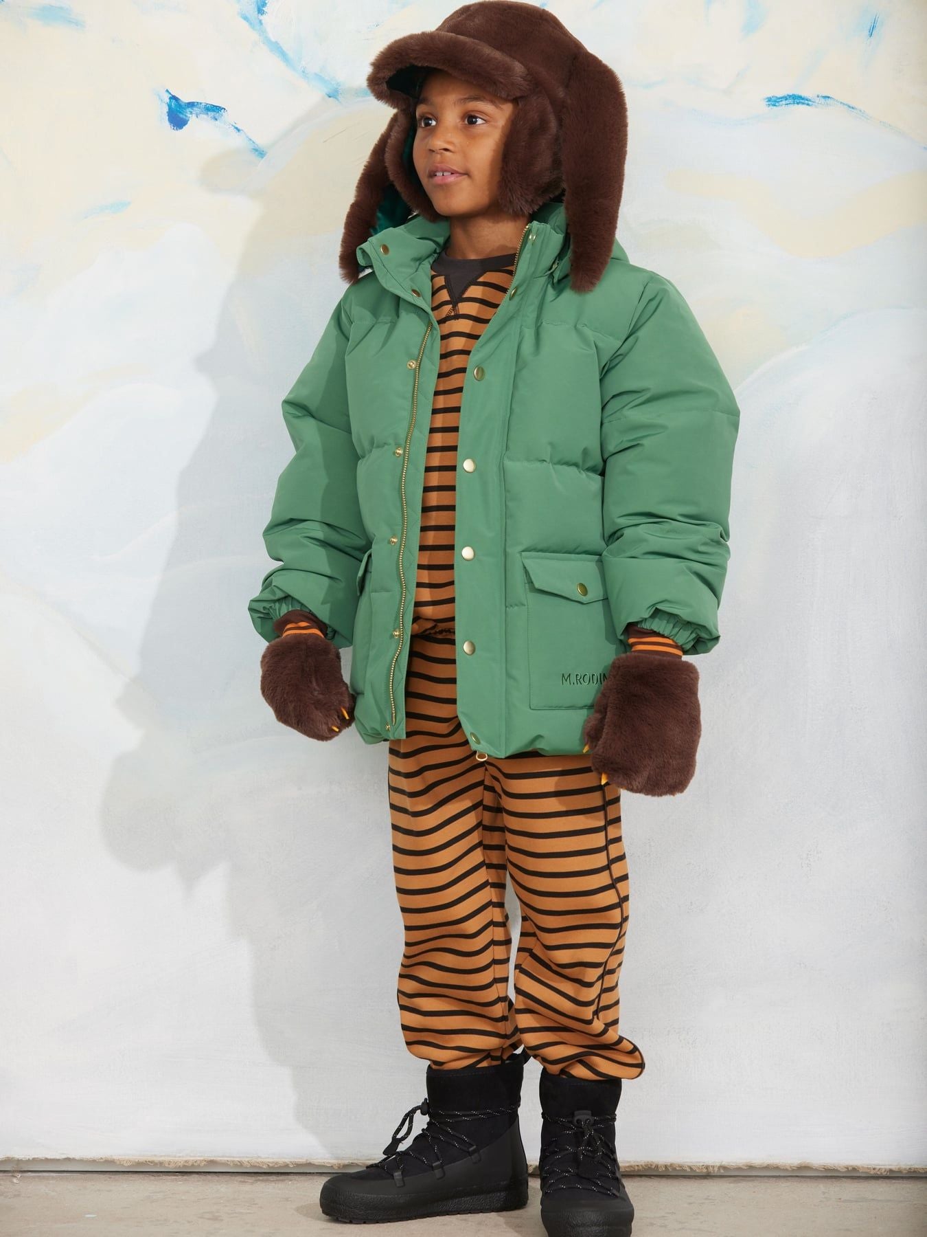 Solid Heavy Puffer - Green