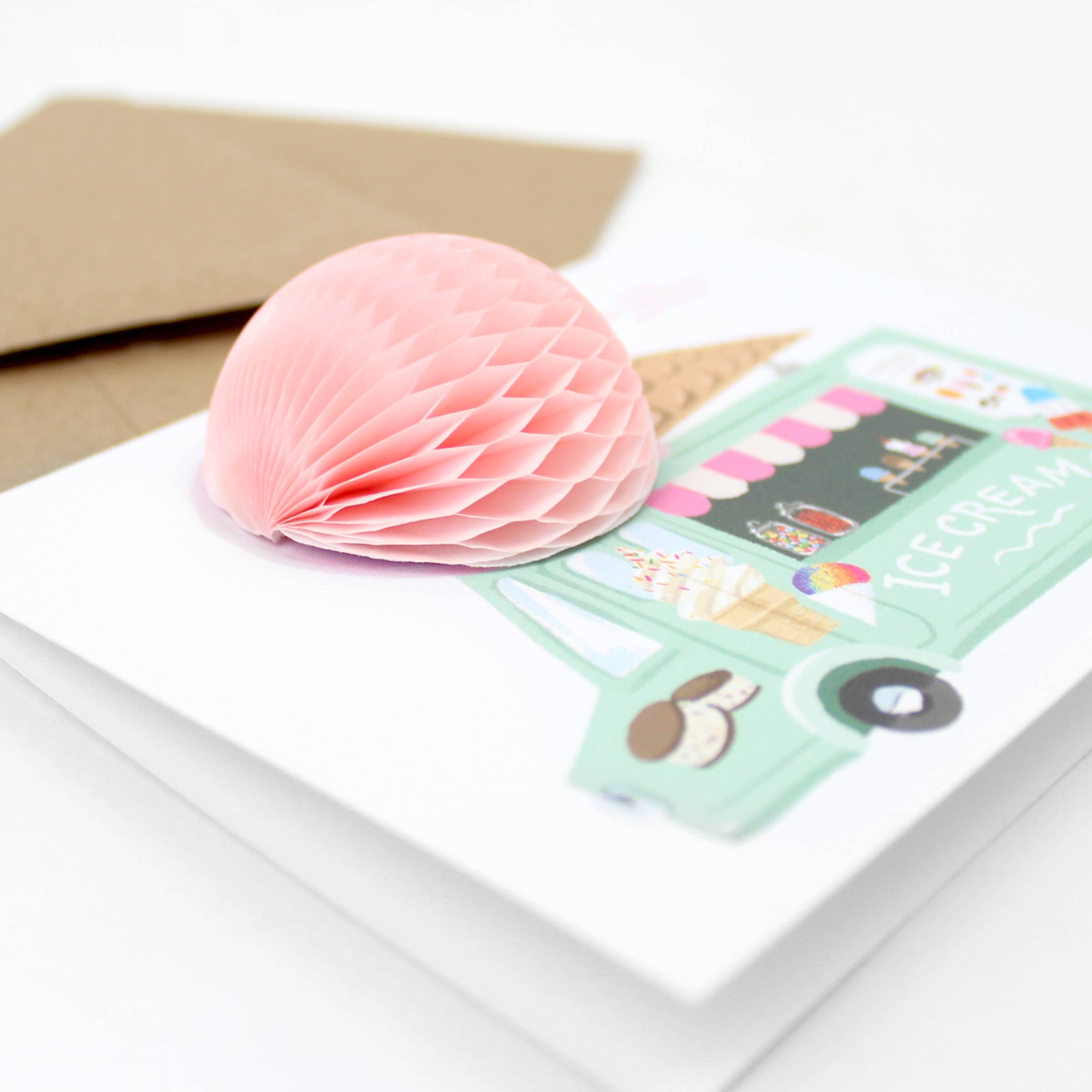 Pop-up Card - Ice Cream Truck Birthday