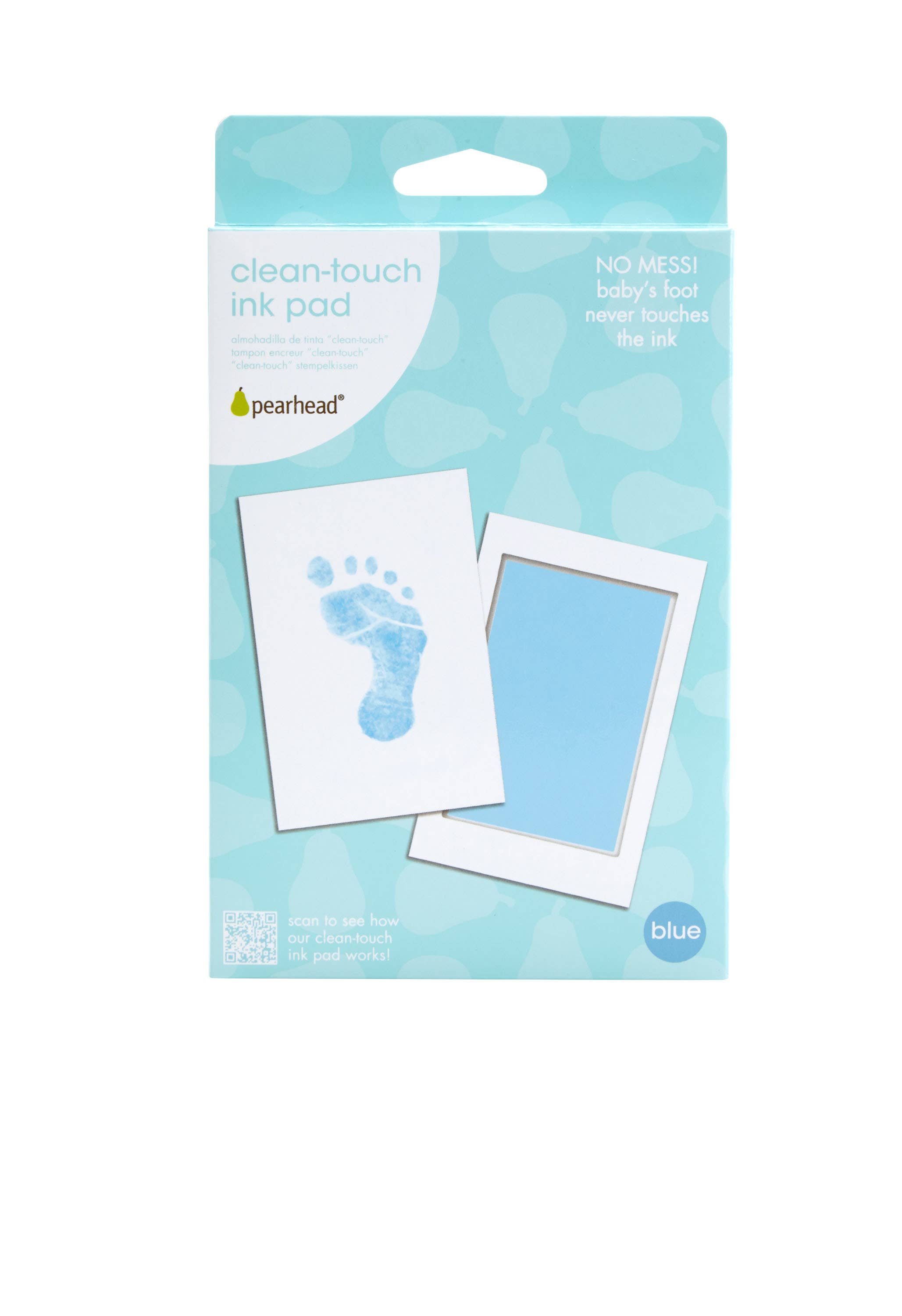 Baby Handprint or Footprint Clean-Touch Ink Pad Kit: Black