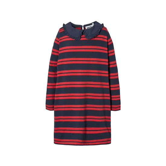 Chilla Dress - Ruby Stripe