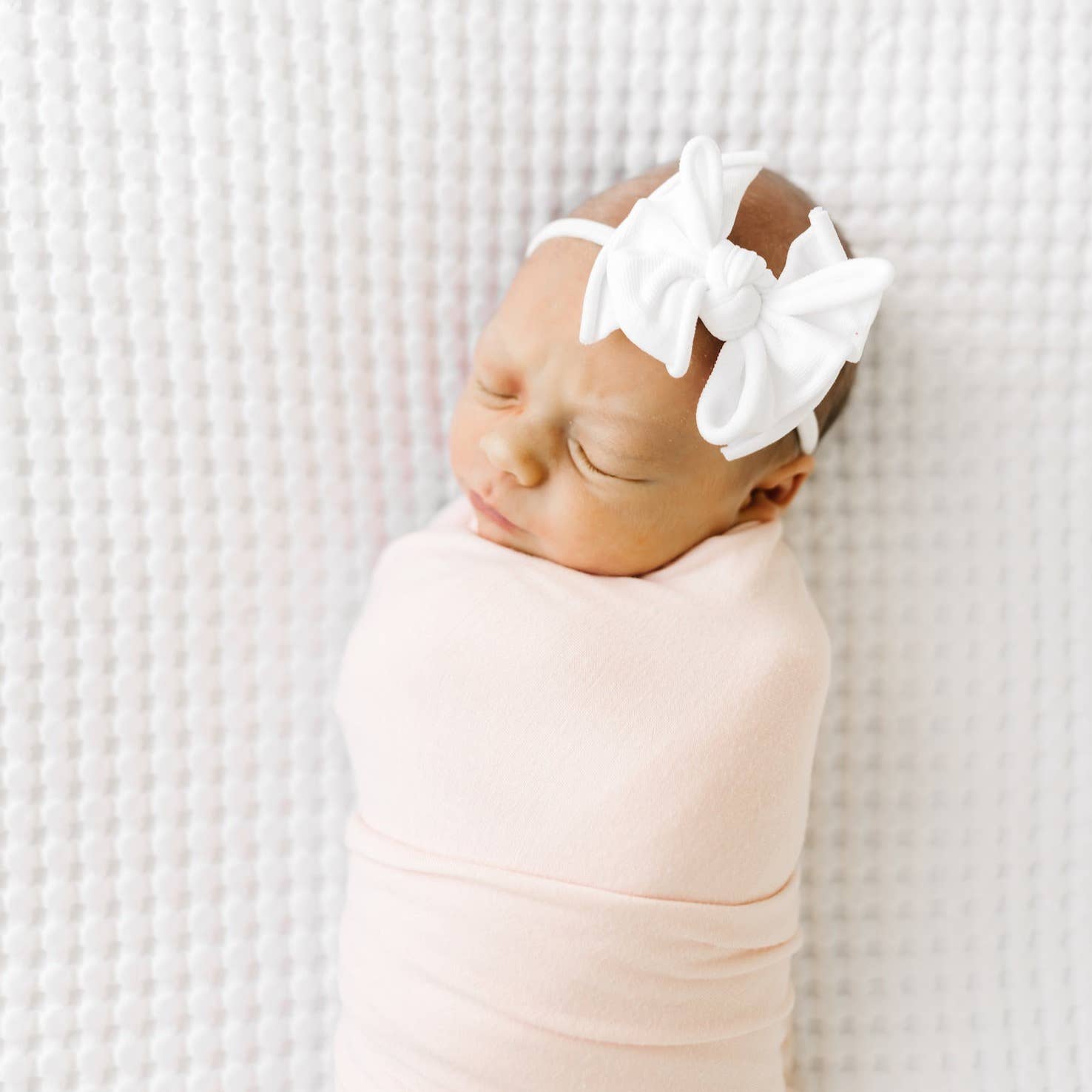 Baby Bling® Baby FAB® Skinny Soft Nylon Bow Headband: Cherry Red