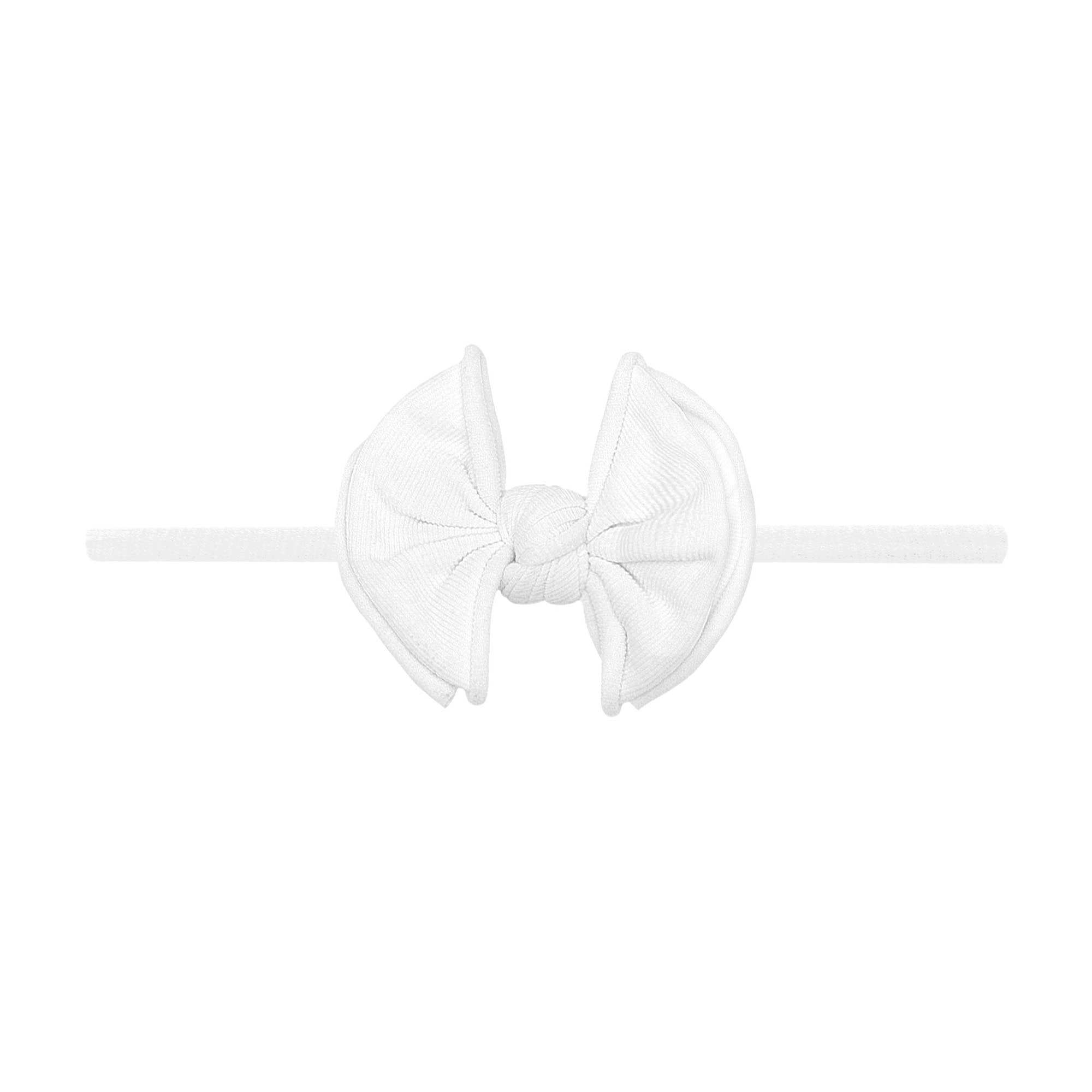 Baby Bling® Baby FAB® Skinny Soft Nylon Bow Headband: Cherry Red
