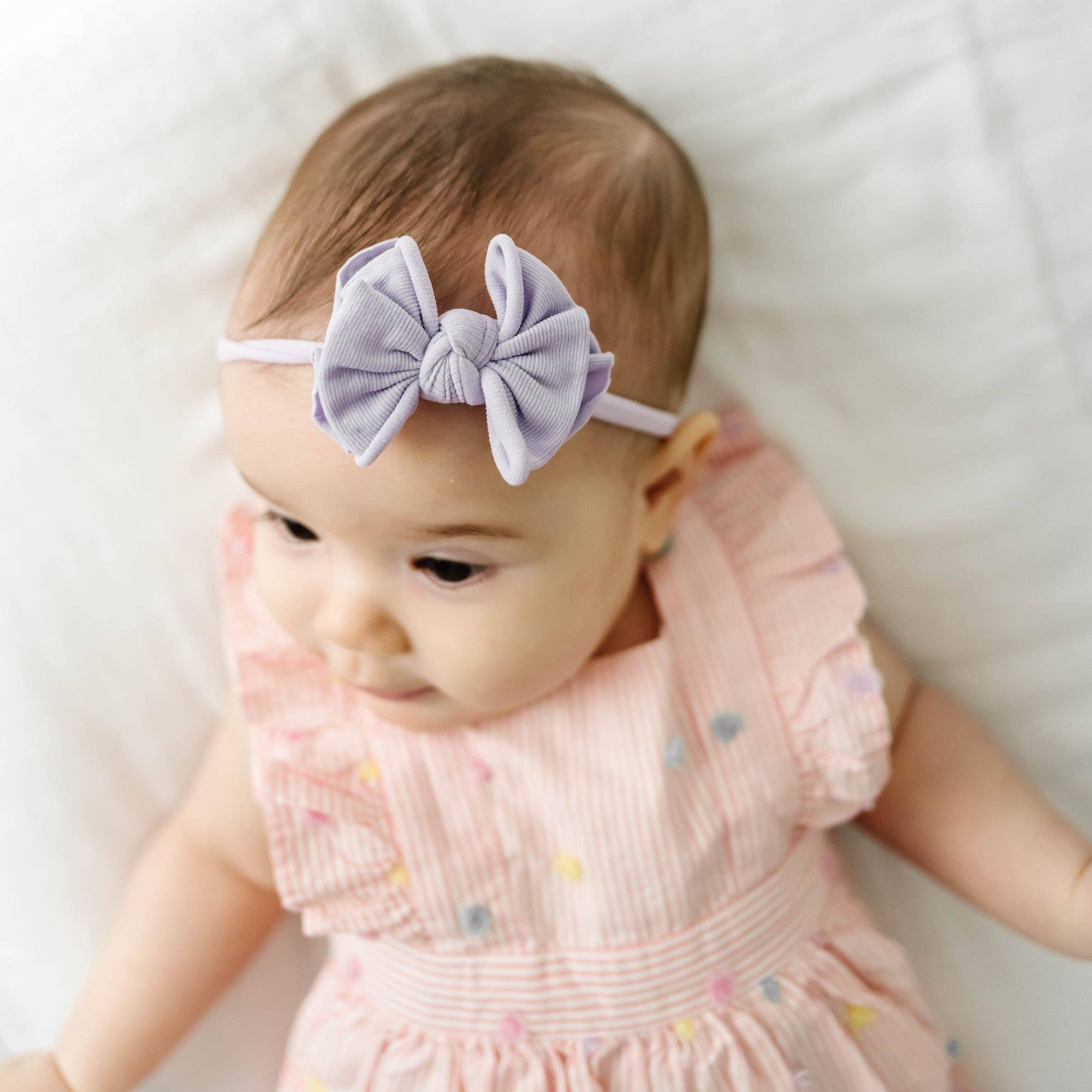Baby Bling® Baby FAB® Skinny Soft Nylon Bow Headband: Cherry Red