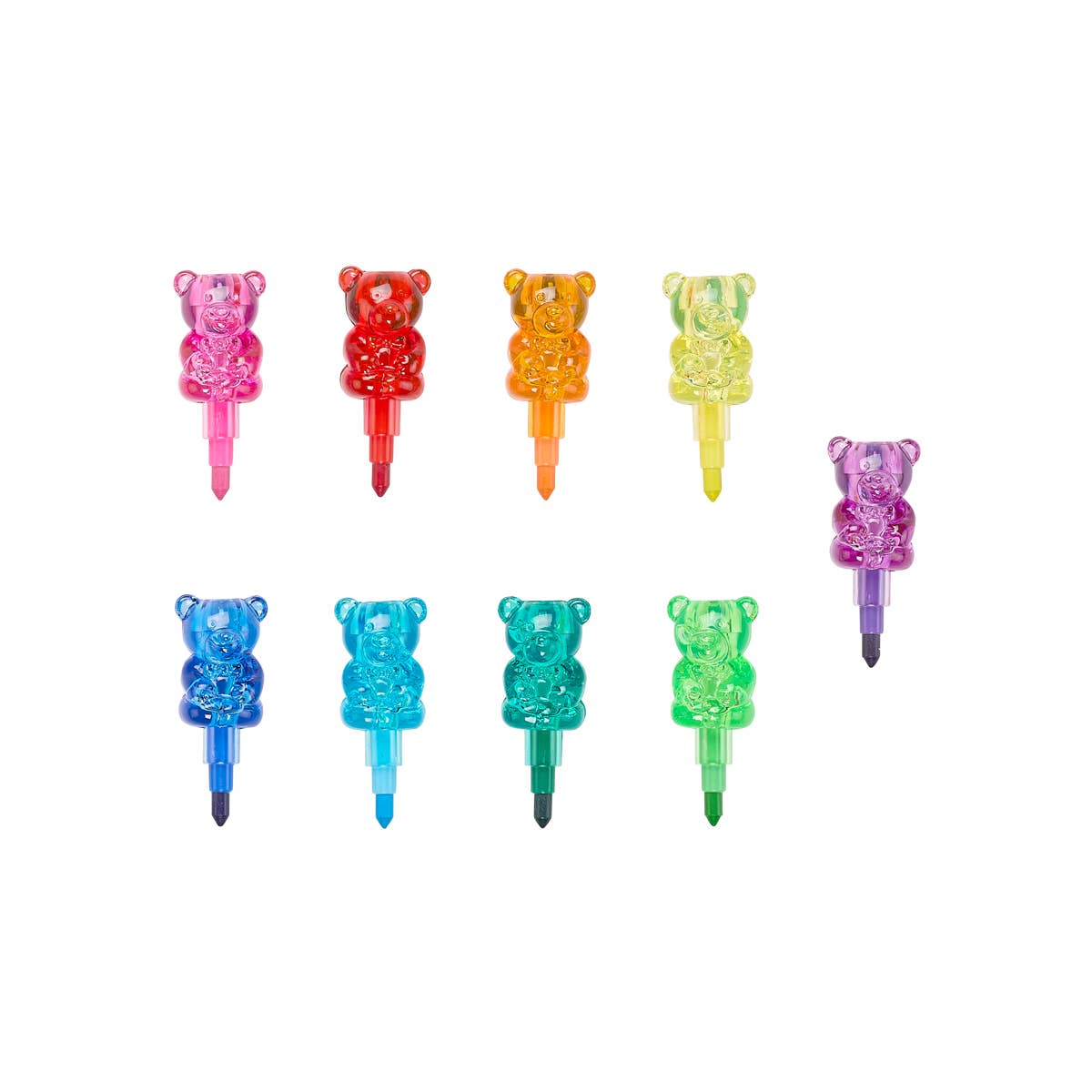 Bunch O' Bears: Gummy Bear Stacking Crayons