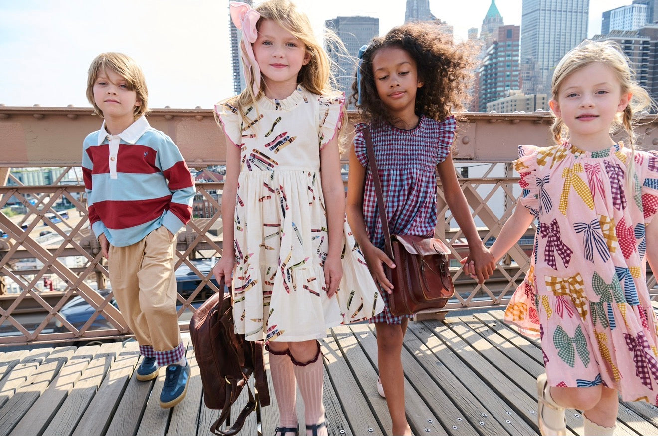 Girls Jennifer Dress - Tossed Crayons