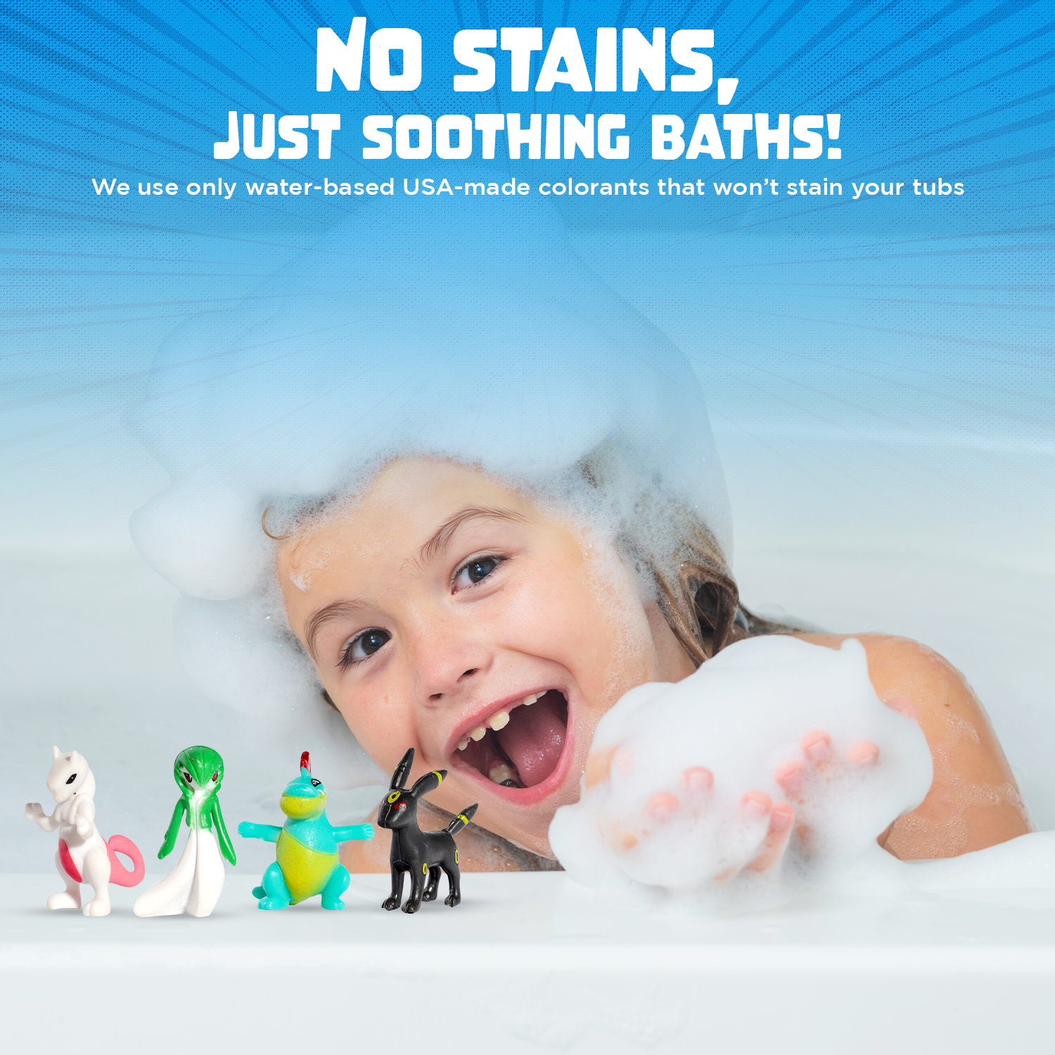 Monster Bath Bomb for Kids with Surprise Toys Inside