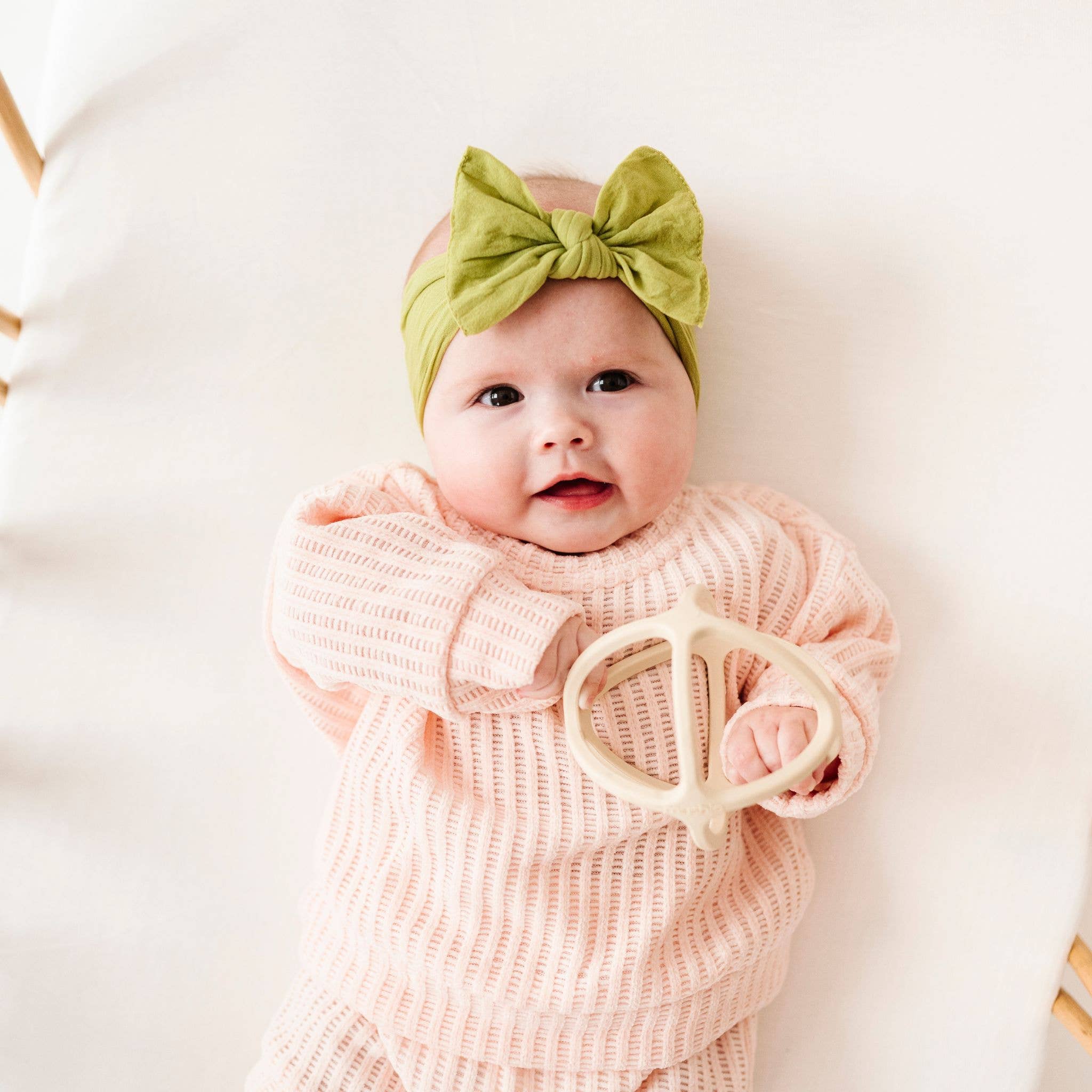 Baby Bling® The Original Knot Soft Nylon Headband: Ash