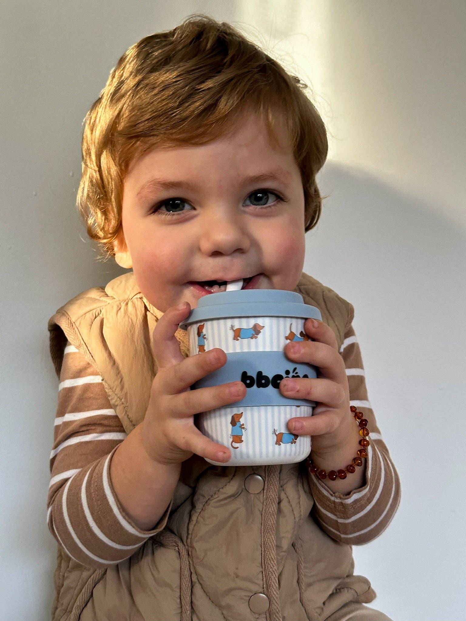 Dash in Blue Kids Keep Cup - 240ml (STRAW INCLUDED)