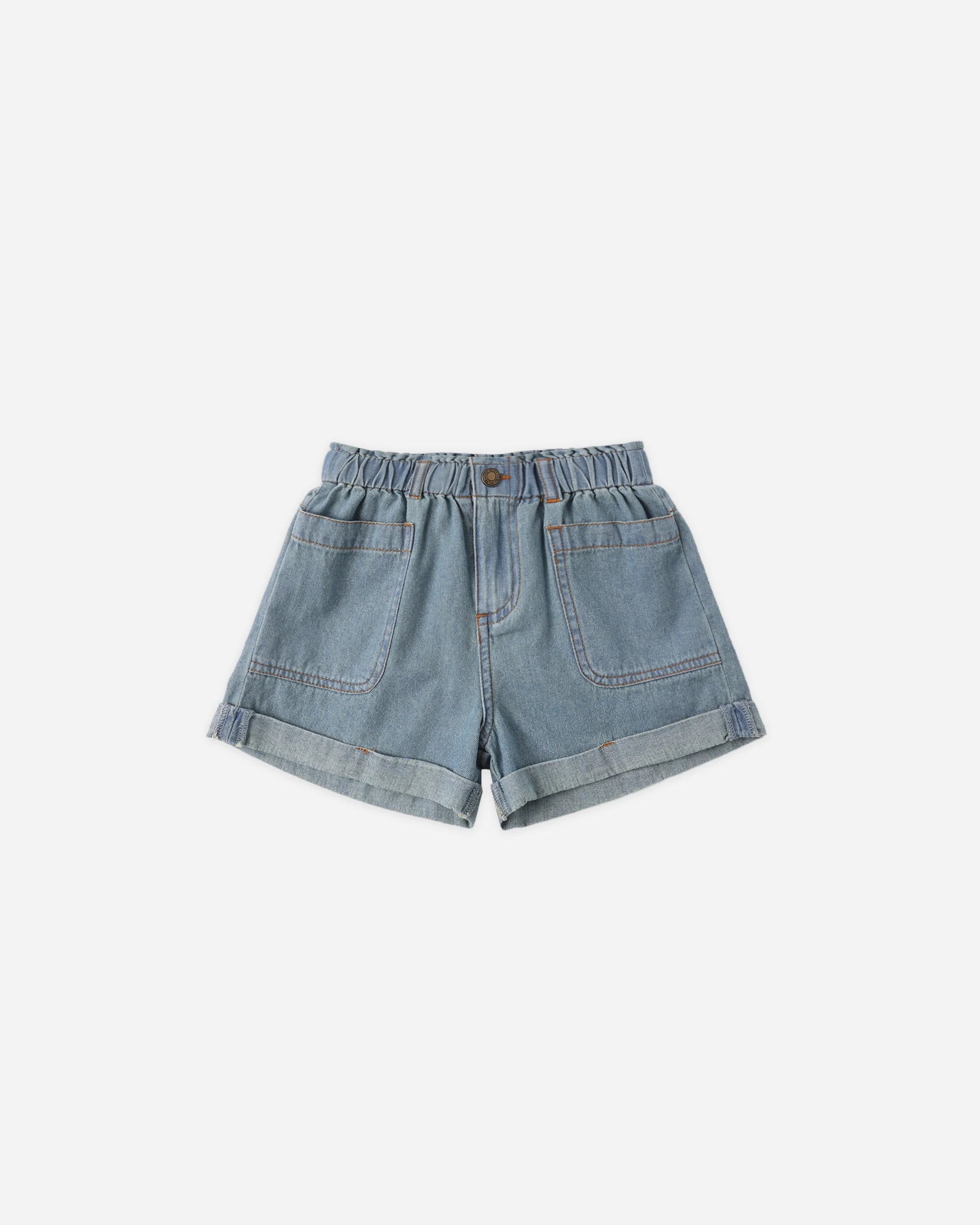 Alba Short Denim - Washed Blue