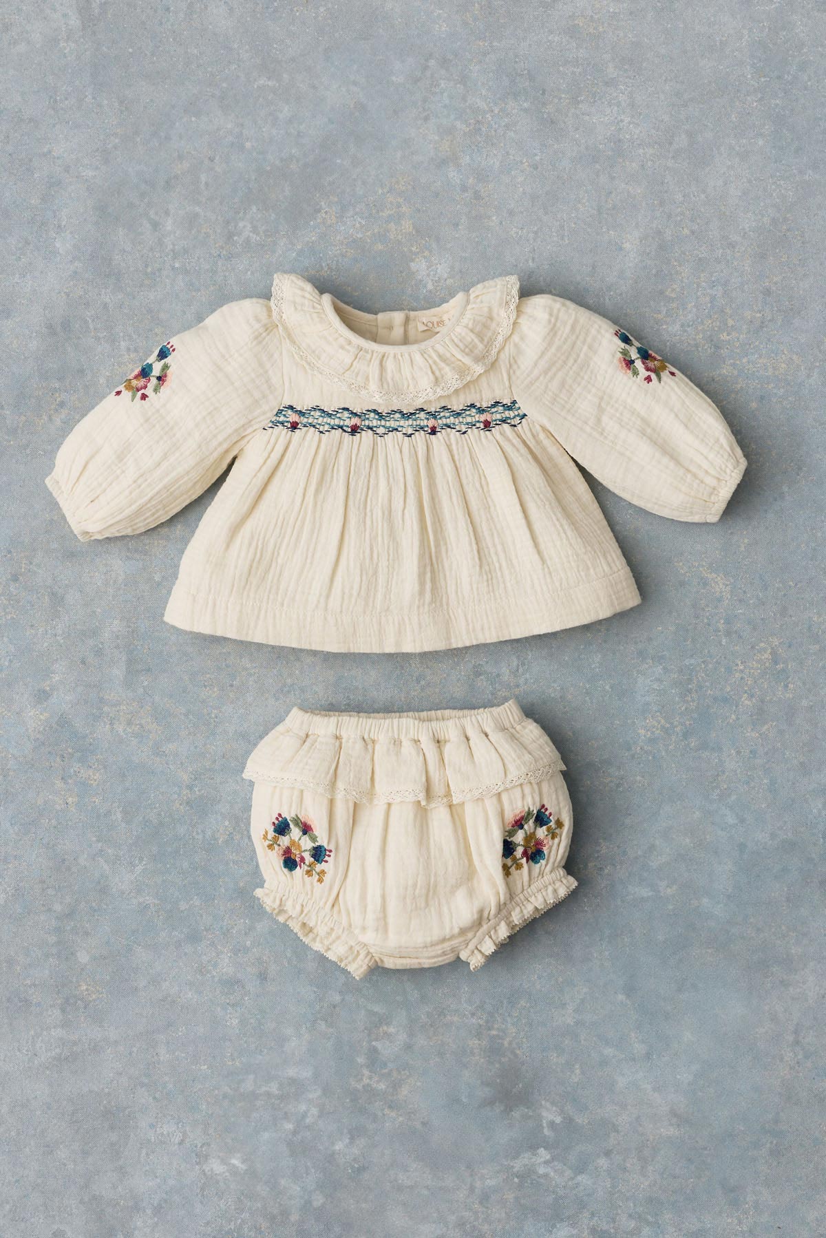Helia Top and Bloomer - Cream