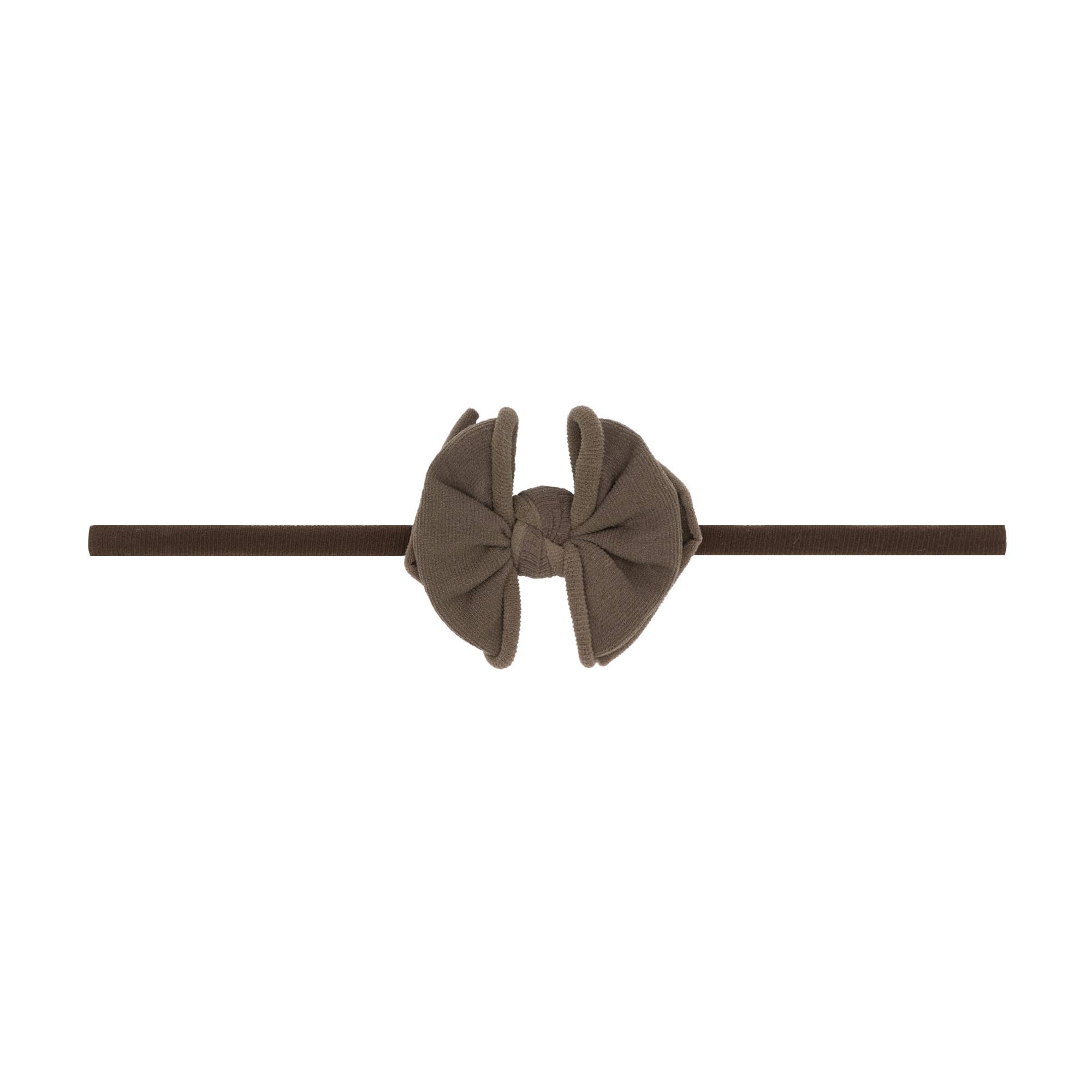 Baby Bling® Baby FAB® Skinny Soft Nylon Bow Headband: Blossom