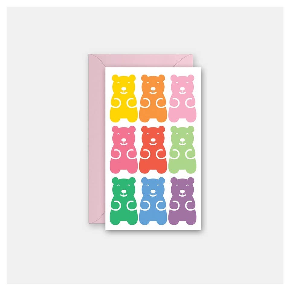 Gummy Bears - Gift Enclosure Card