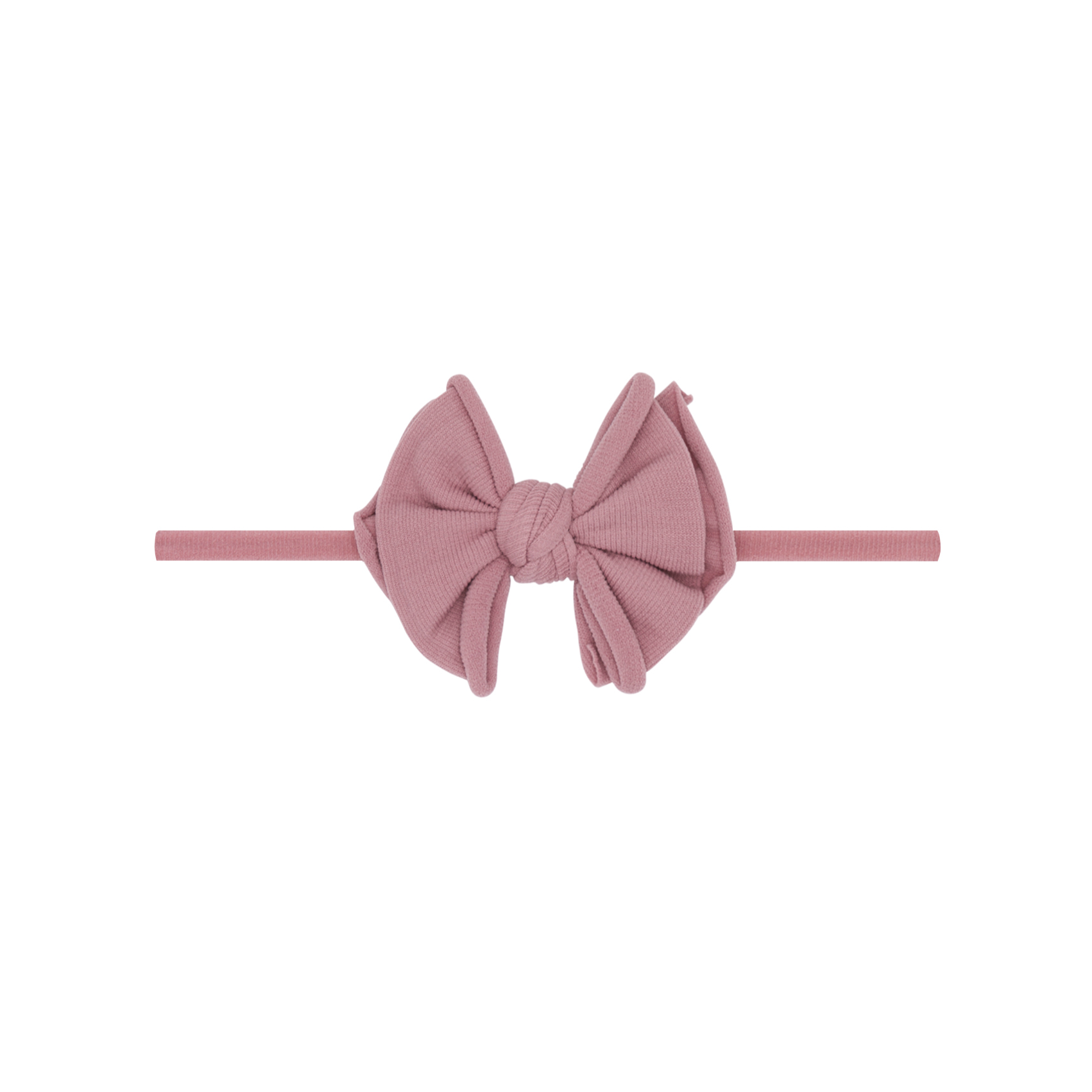 Baby Bling® Baby FAB® Skinny Soft Nylon Bow Headband: Cherry Red