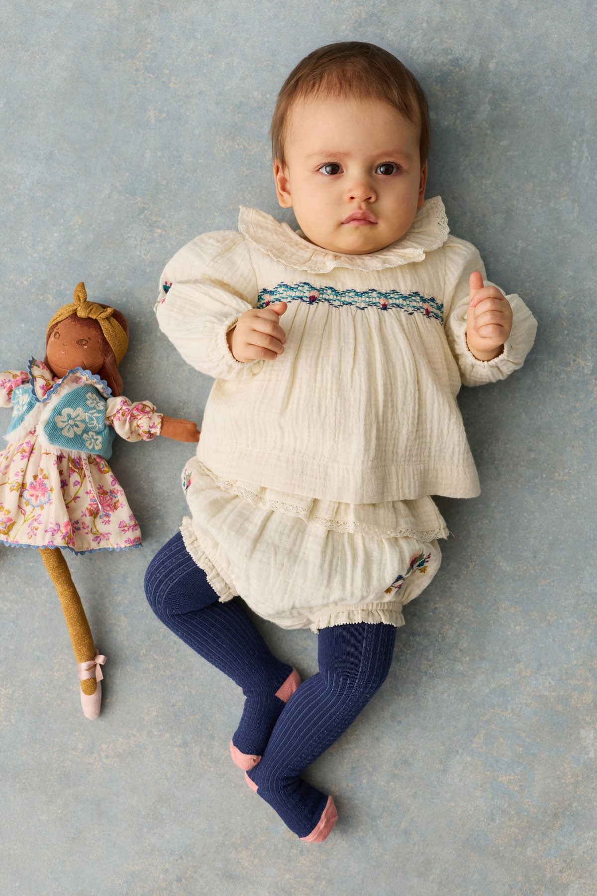 Helia Top and Bloomer - Cream