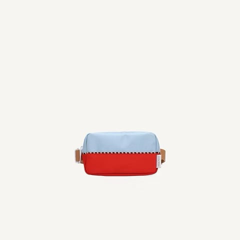 Fanny Pack Colourblocking - Zissou Blue, Red Hat