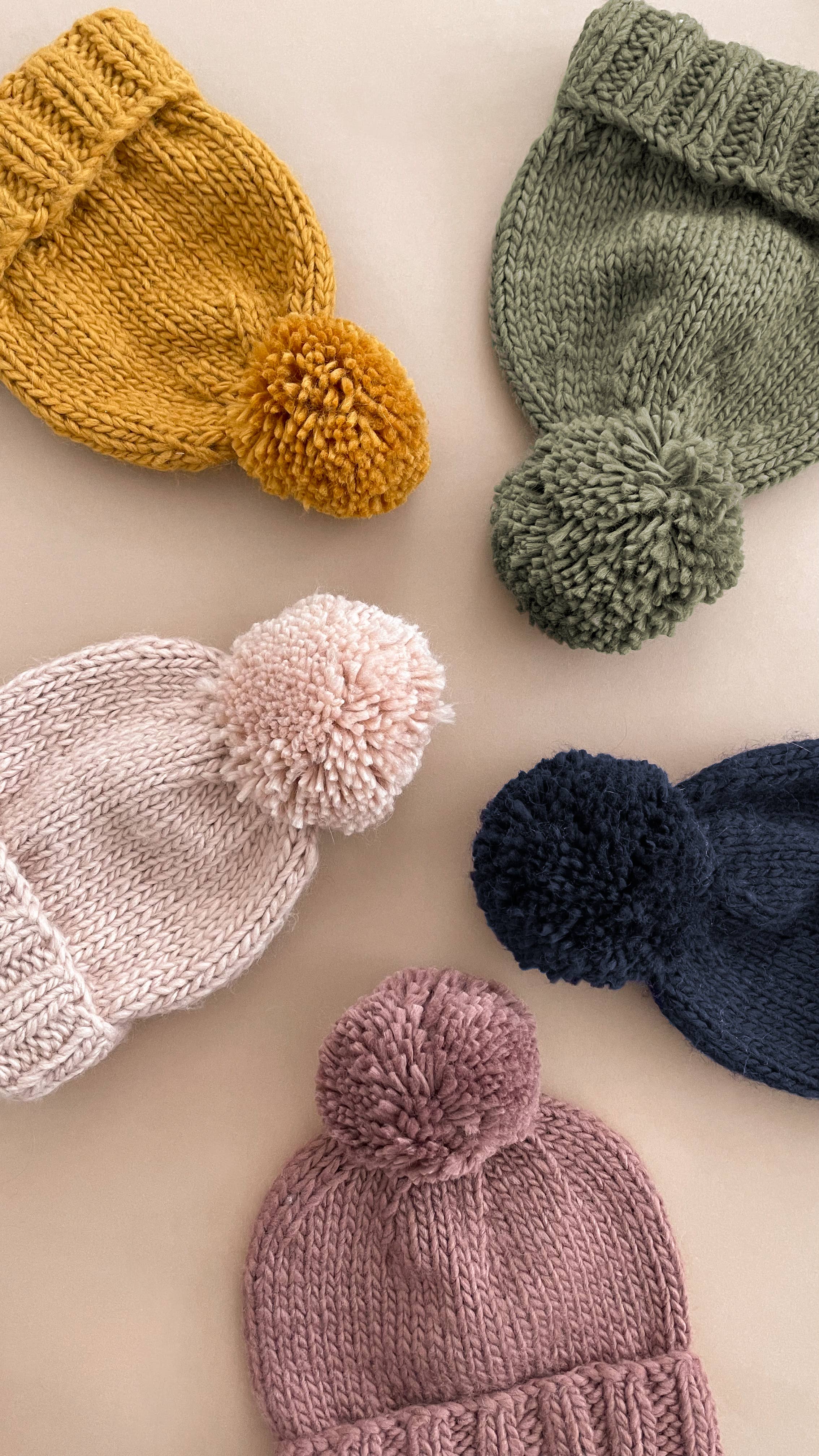 Classic Pom Hat Blush