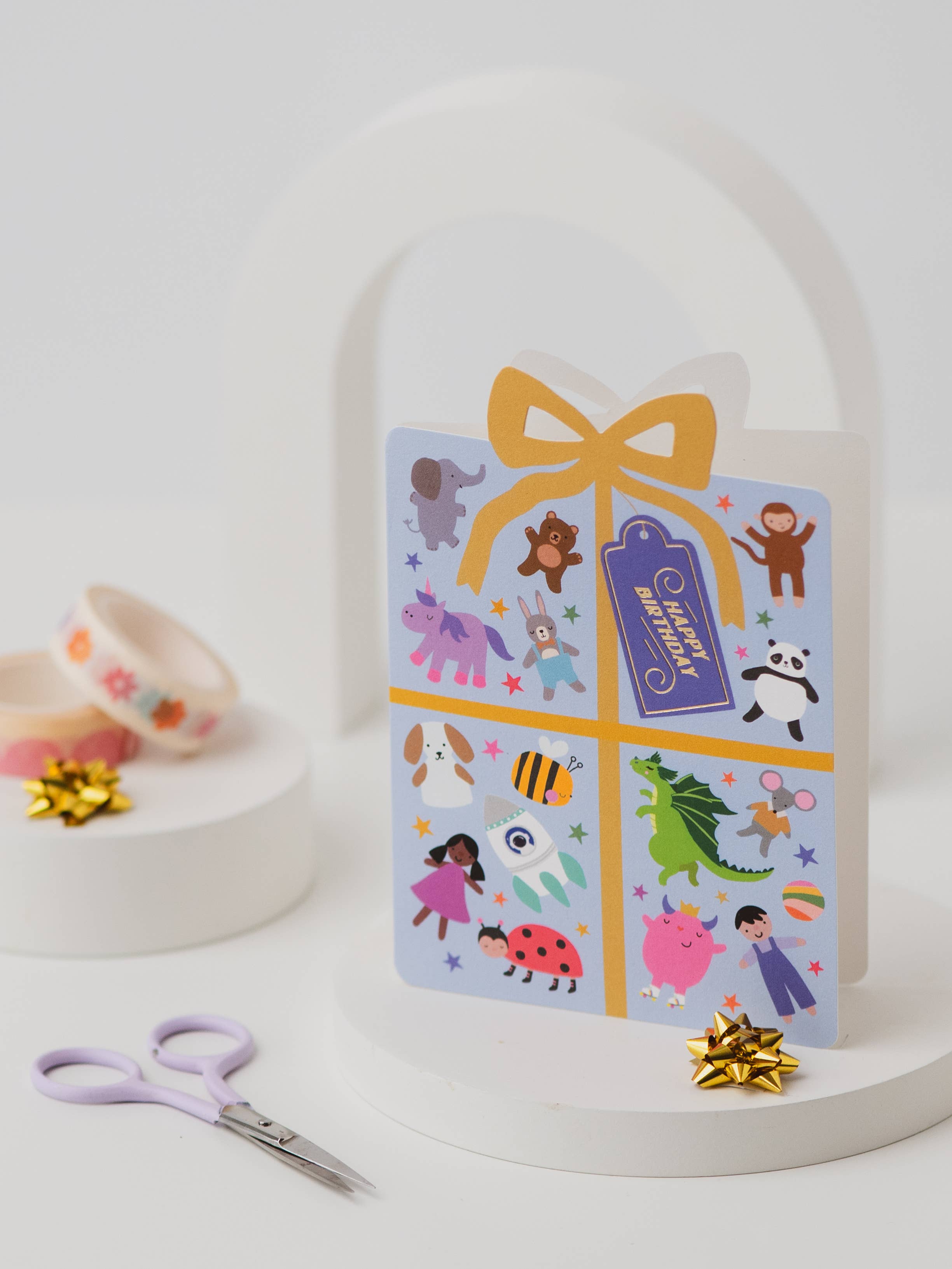 Wrapped in Wonder Present Card