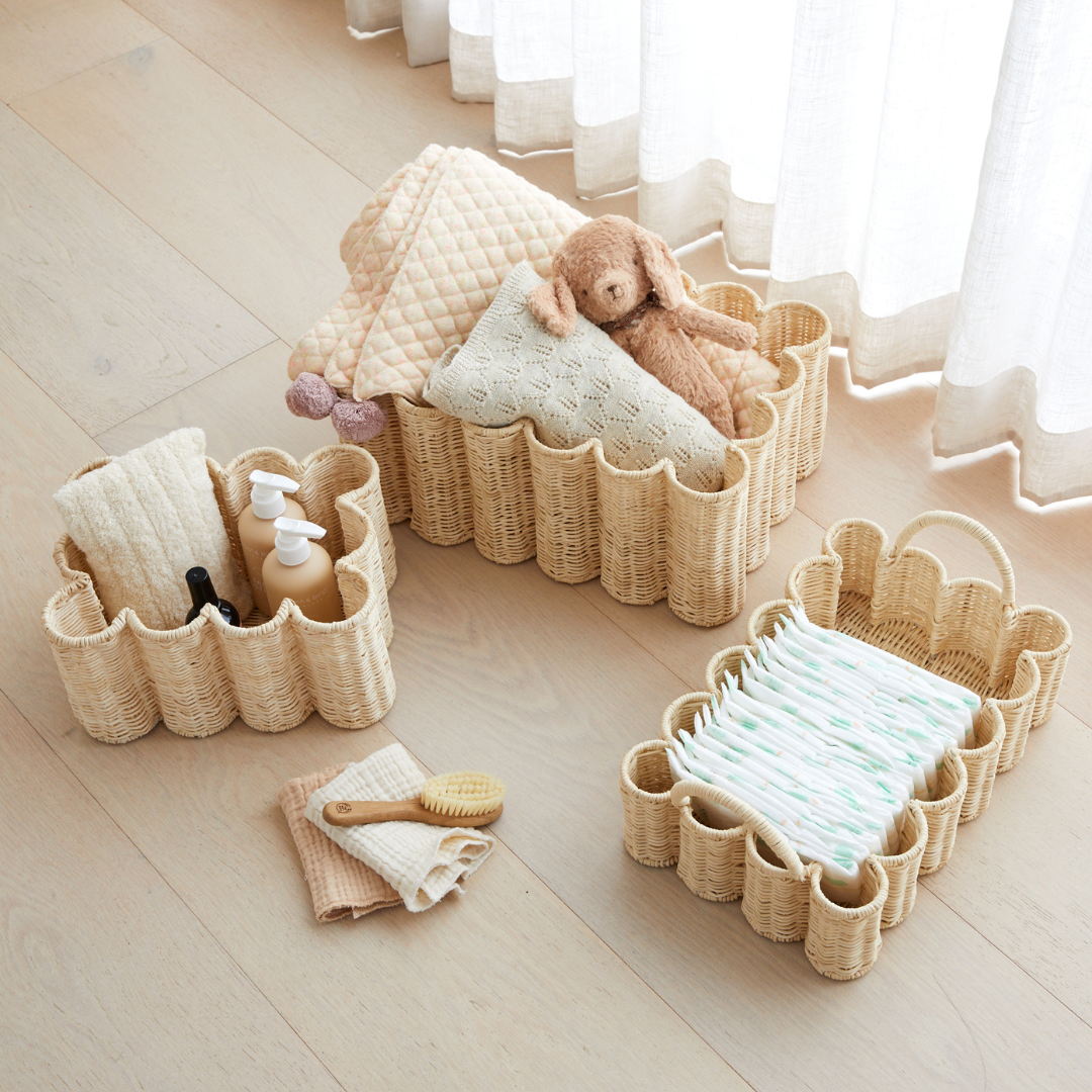 BLOSSOM WAVY BASKET SET