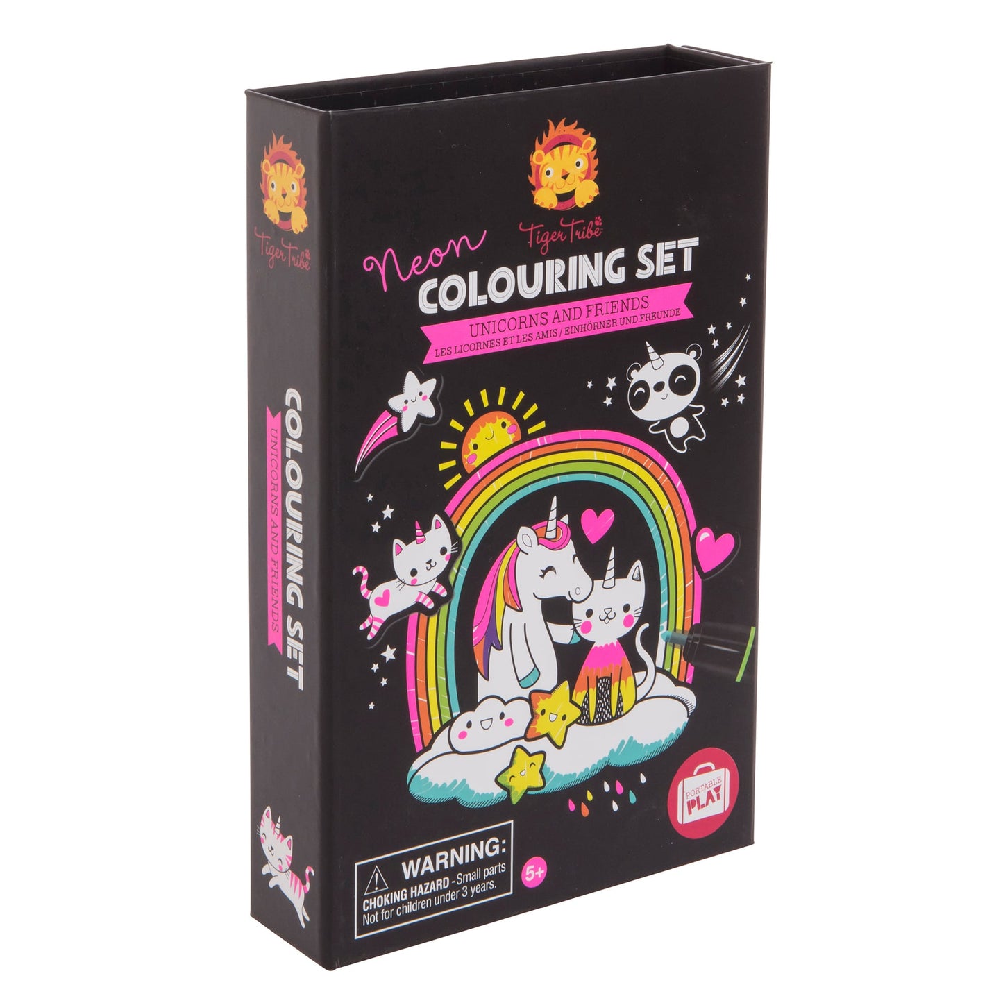 UNICORN & FRIEND – NEON COLORING SET
