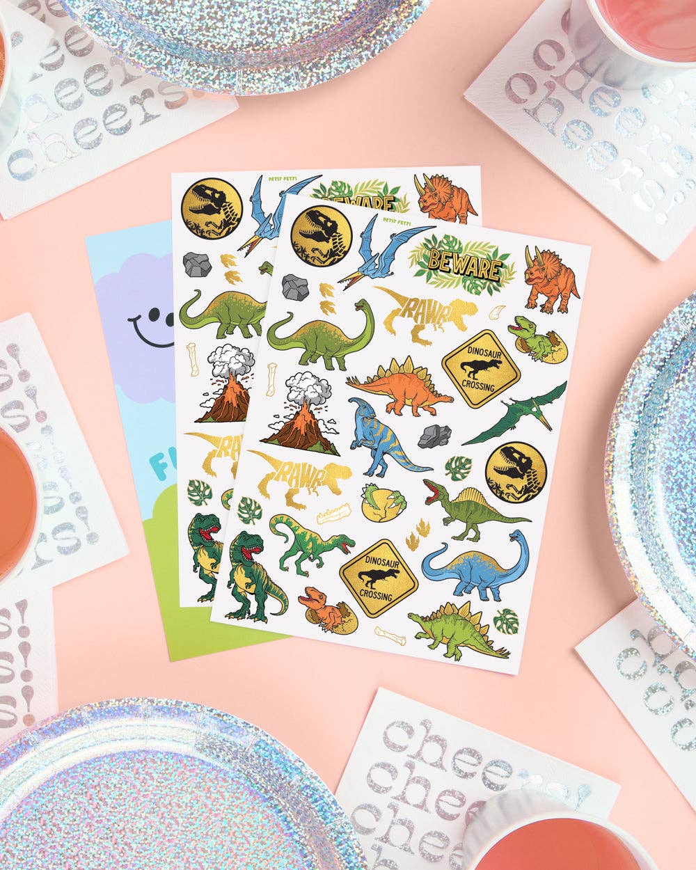 Dinosaur Temporary Tattoos | kids party, dinosaur birthday